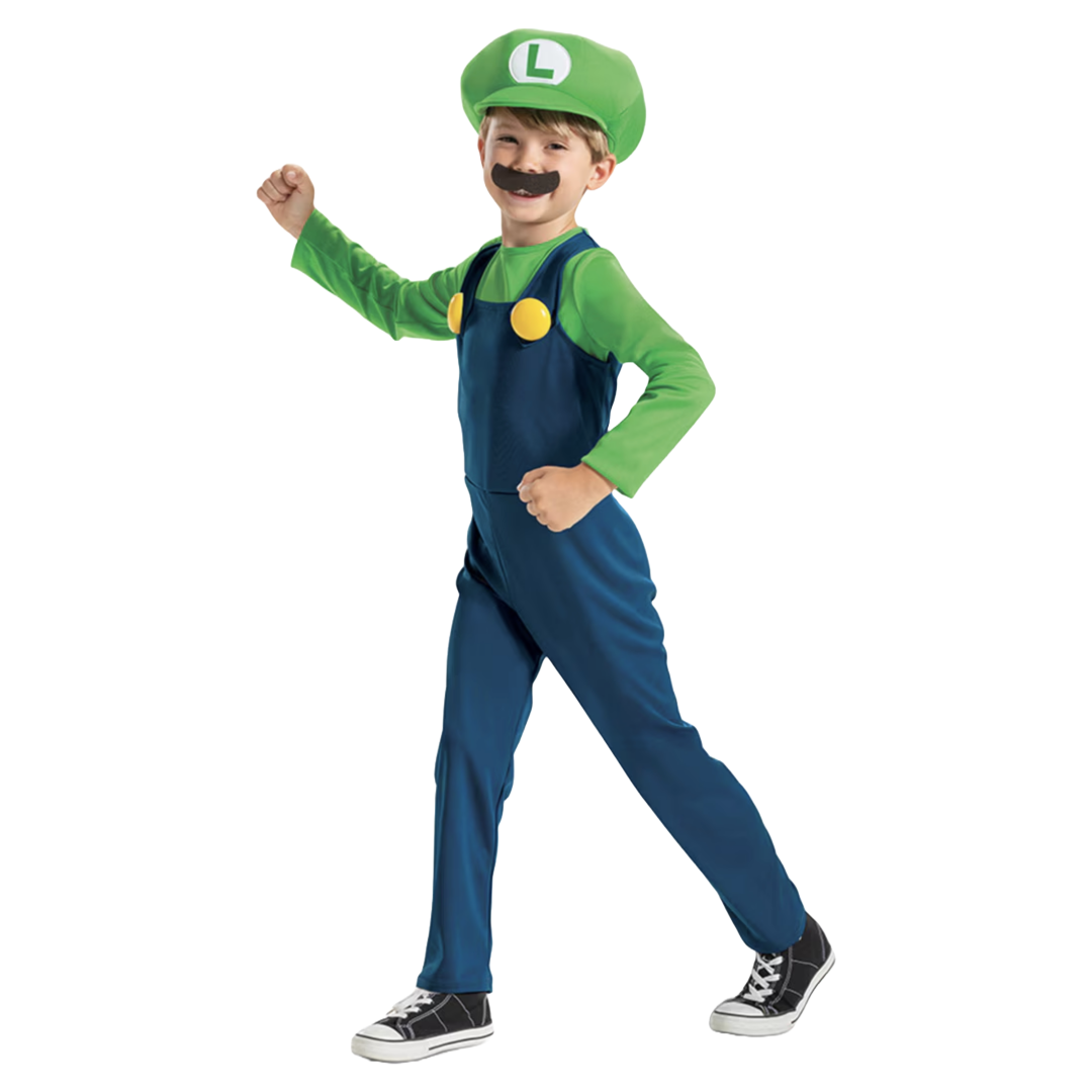 Disfraz Luigi Super Mario Bros Disguise Infantil Verde