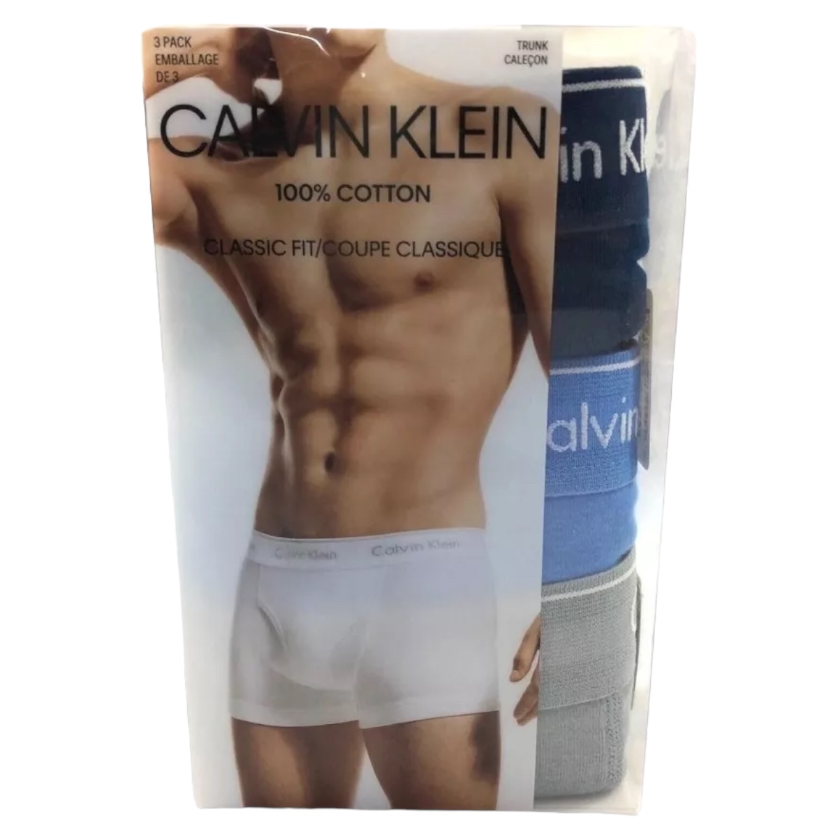 Boxer Calvin Klein 3 Pack Trunk Algodon Original.