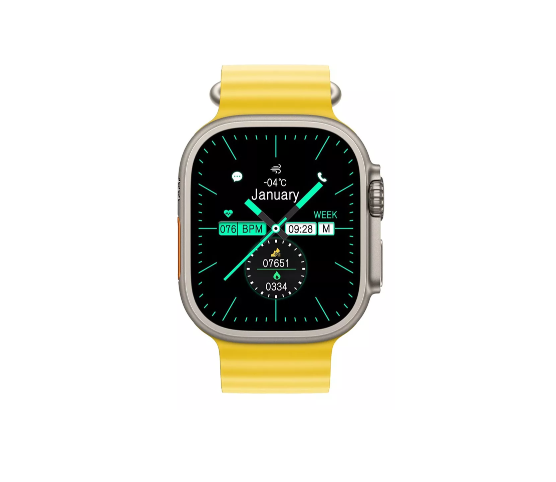 Smartwatch Reloj Inteligente GS Ultra 2 4gb Rom Mp3 AMARILLO
