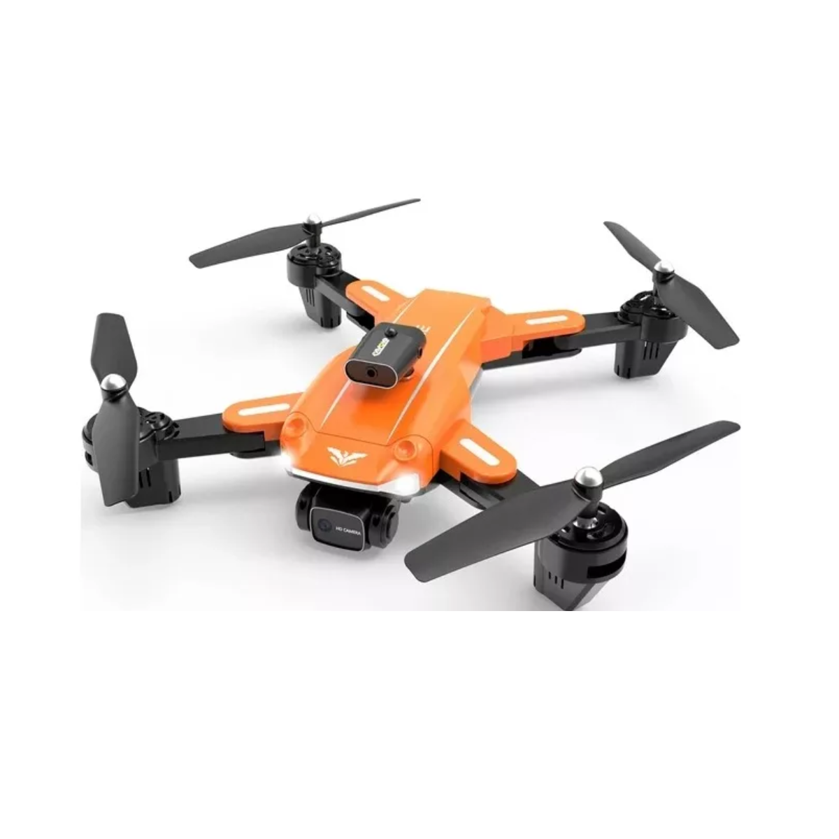 Dron Con Cámara 8k Fpv Giro 360 Doblar 3 Batería Naranja D89.