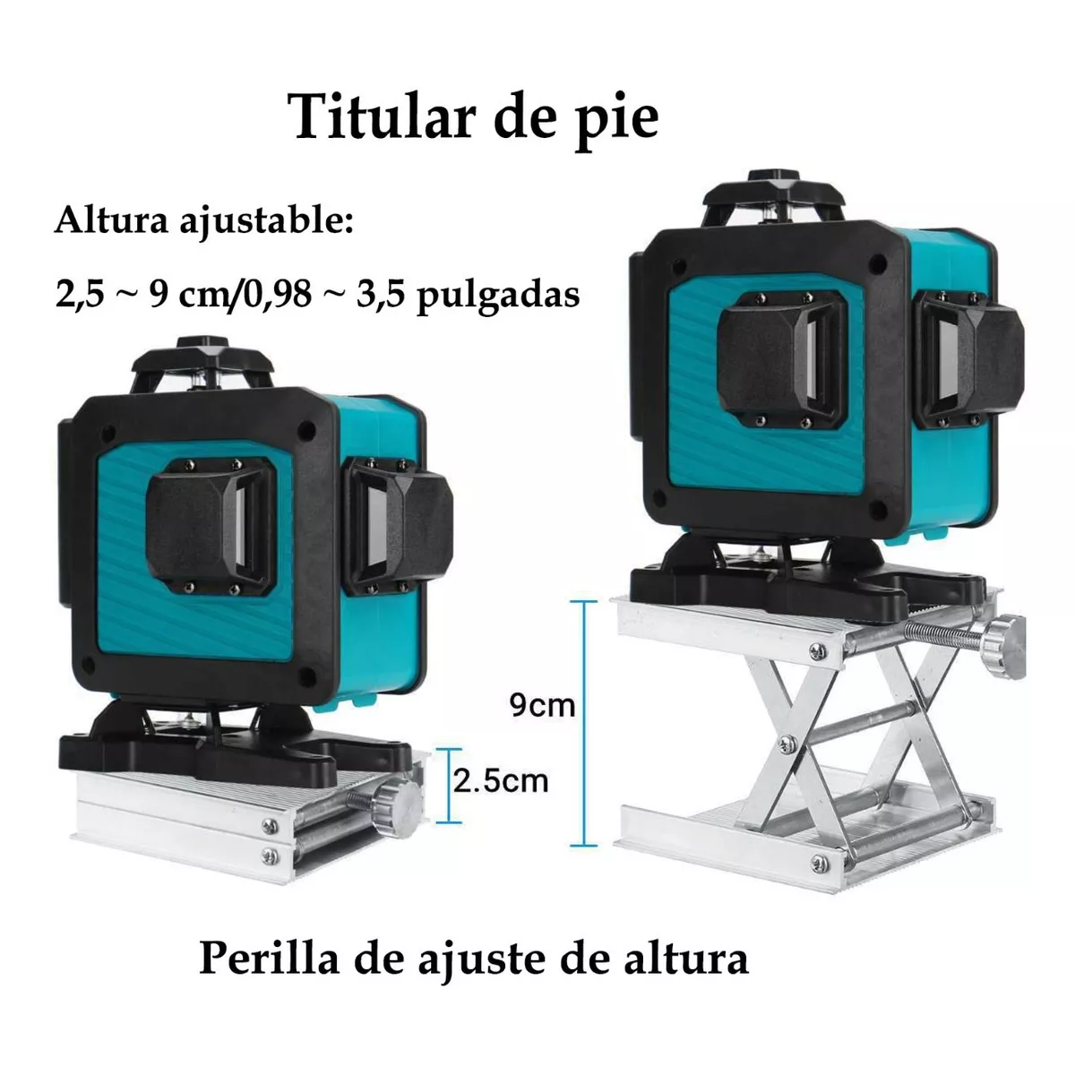 Nivel Láser De 16 Líneas Con Placa De Objetivo, 2 Baterías.