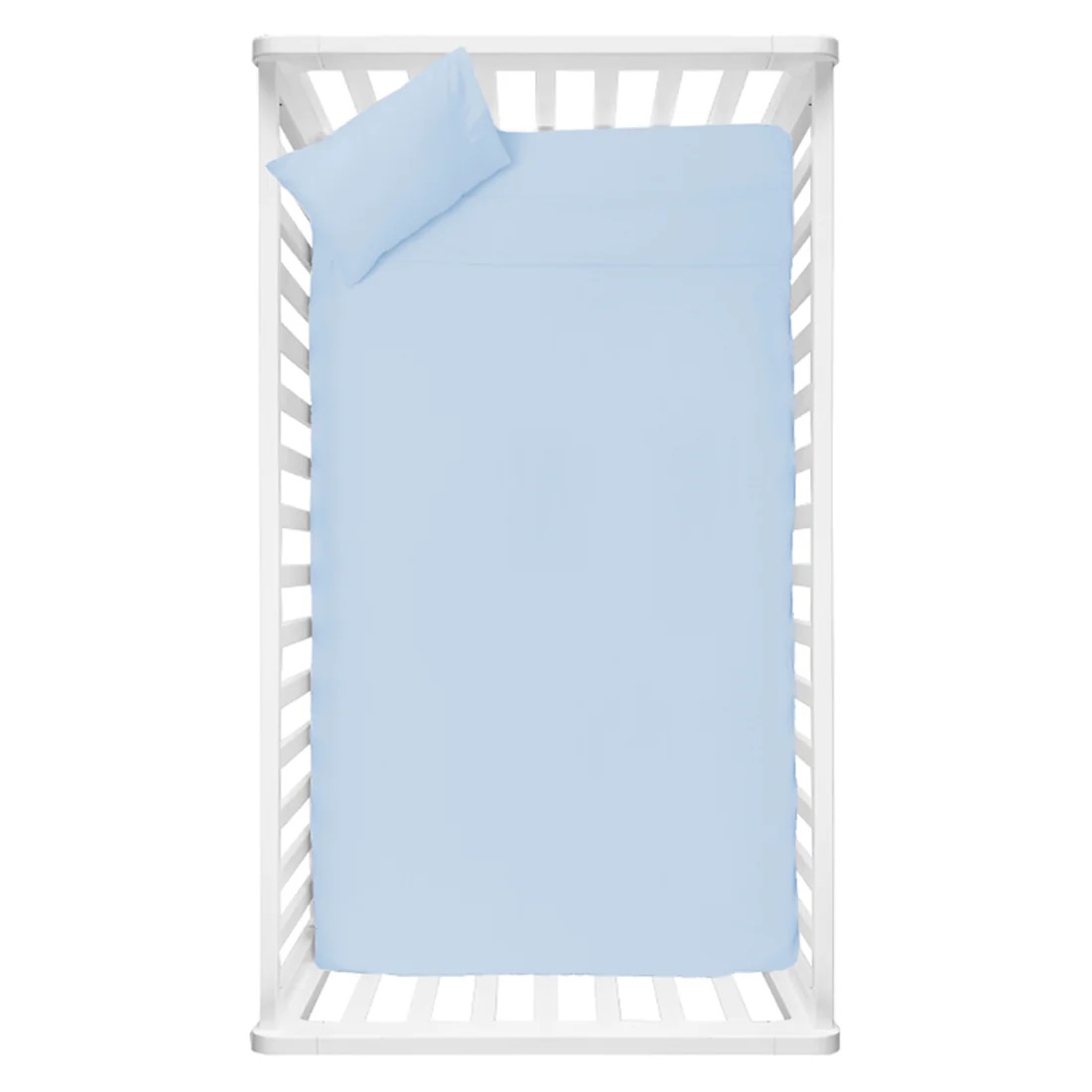 CHIQUI MUNDO Juego sábanas ultrasoft Mini Cuna Azul.