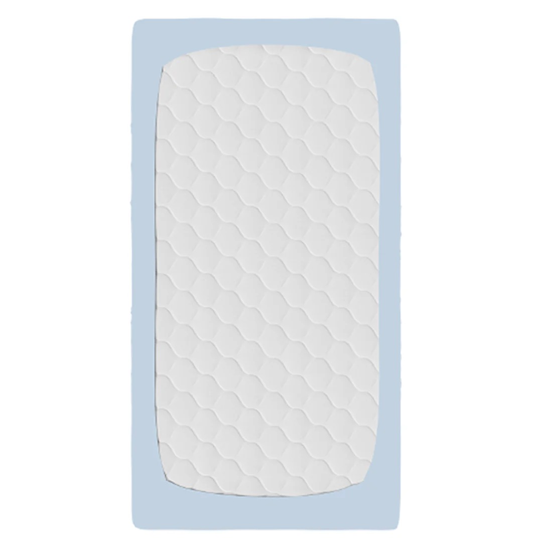 CHIQUI MUNDO Juego sábanas ultrasoft Mini Cuna Azul.