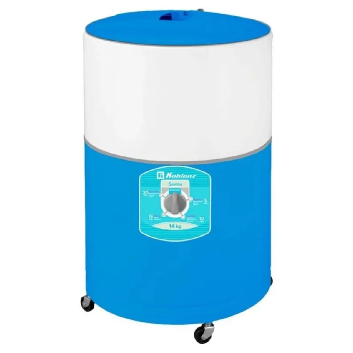 Lavadora Redonda Koblenz LRKW-14B Samira 14KG Blanco/Azul ALBY.