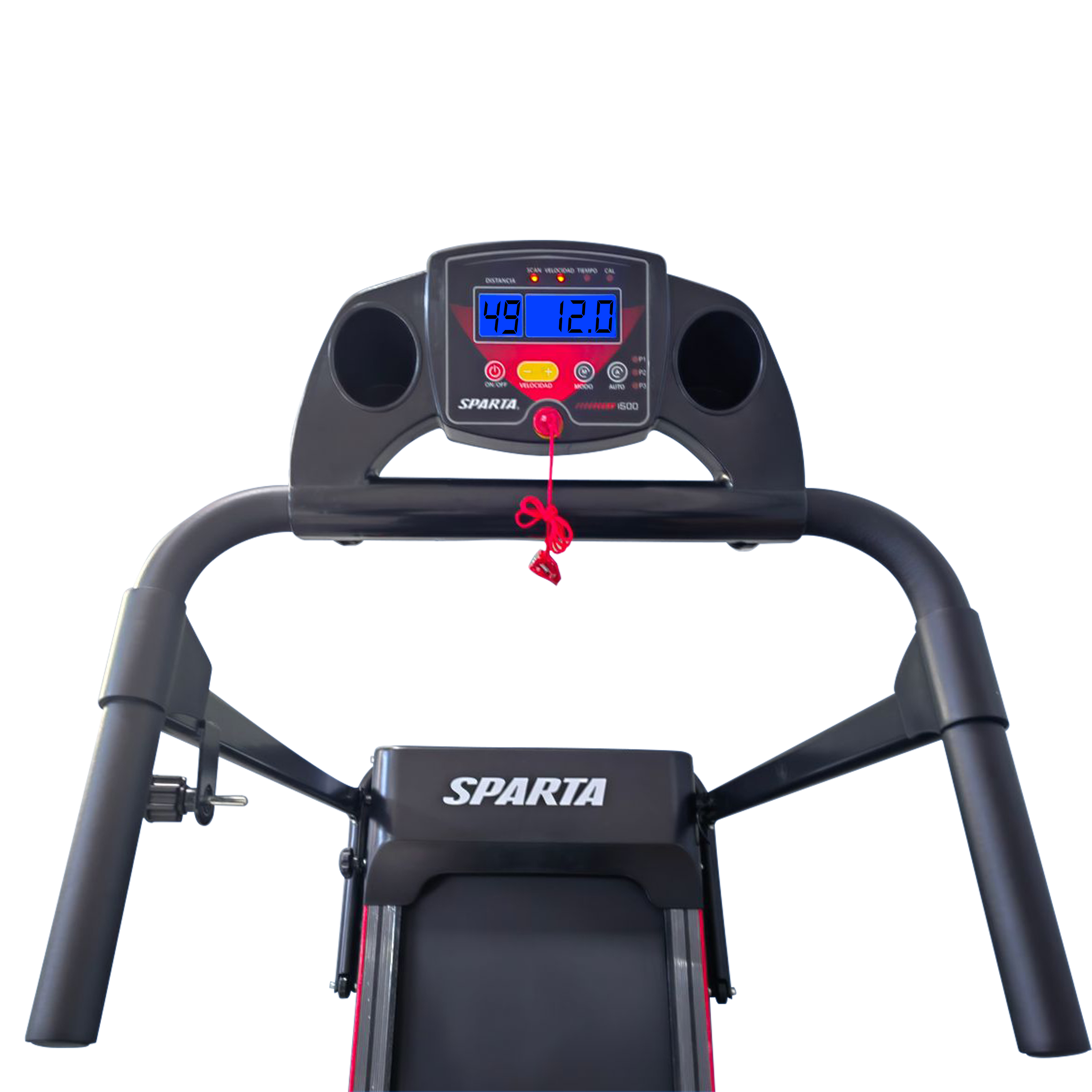 Caminadora Eléctrica Plegable 12Km/h 12 Programas Area De Trote Sparta Fitness.