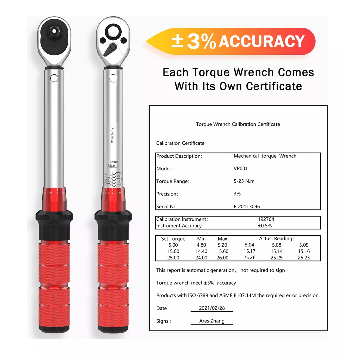 Set Llaves Dinamométrica 1/4 5-25nm Llave De Torque.