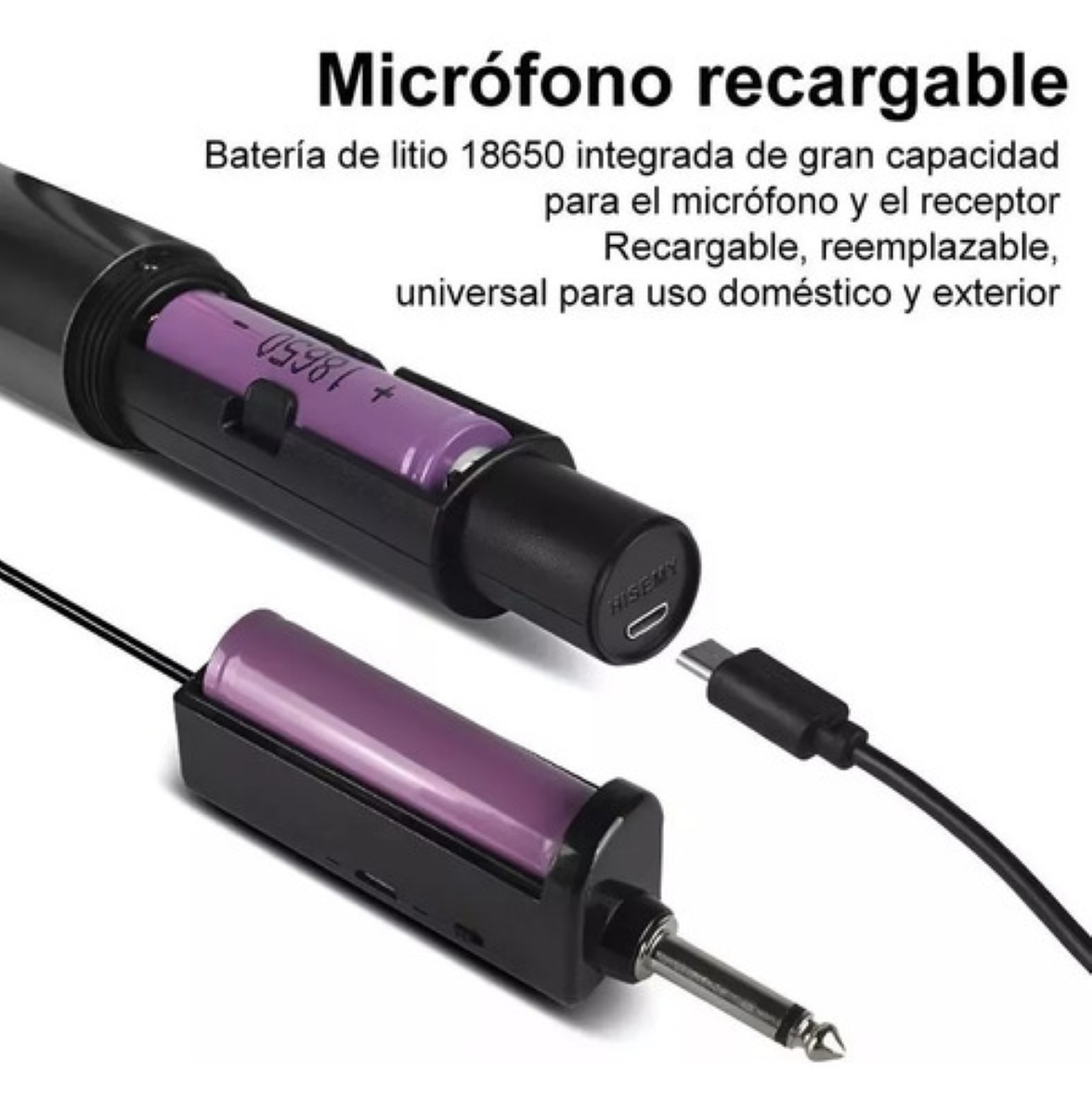 General Karaoke Profesional Microfono Inalambrico Recargable