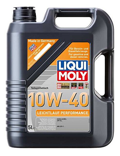 Aceite Semi Sintético 10w40 Liqui Moly Leichtlauf Perfor­mance, 5L