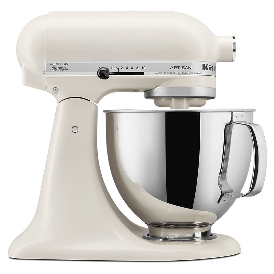 Batidora KitchenAid KSM150PSPL Artisan de 4.7 Lt 10 Velocidades Blanco Porcelana.