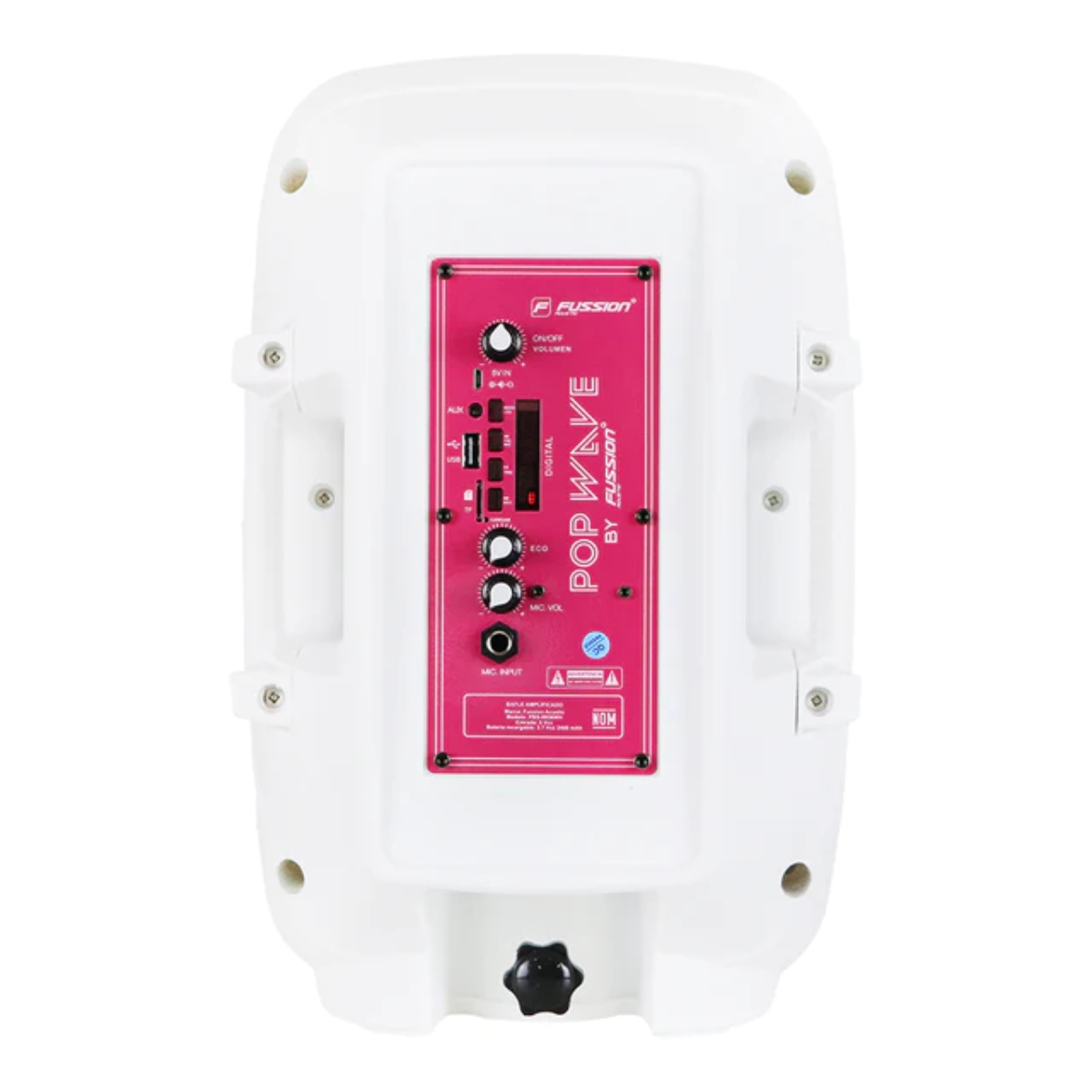 Bafle Amplificado Fussion PBS-9936WH 8" 20W C/Backpack Blanco ENDY5*