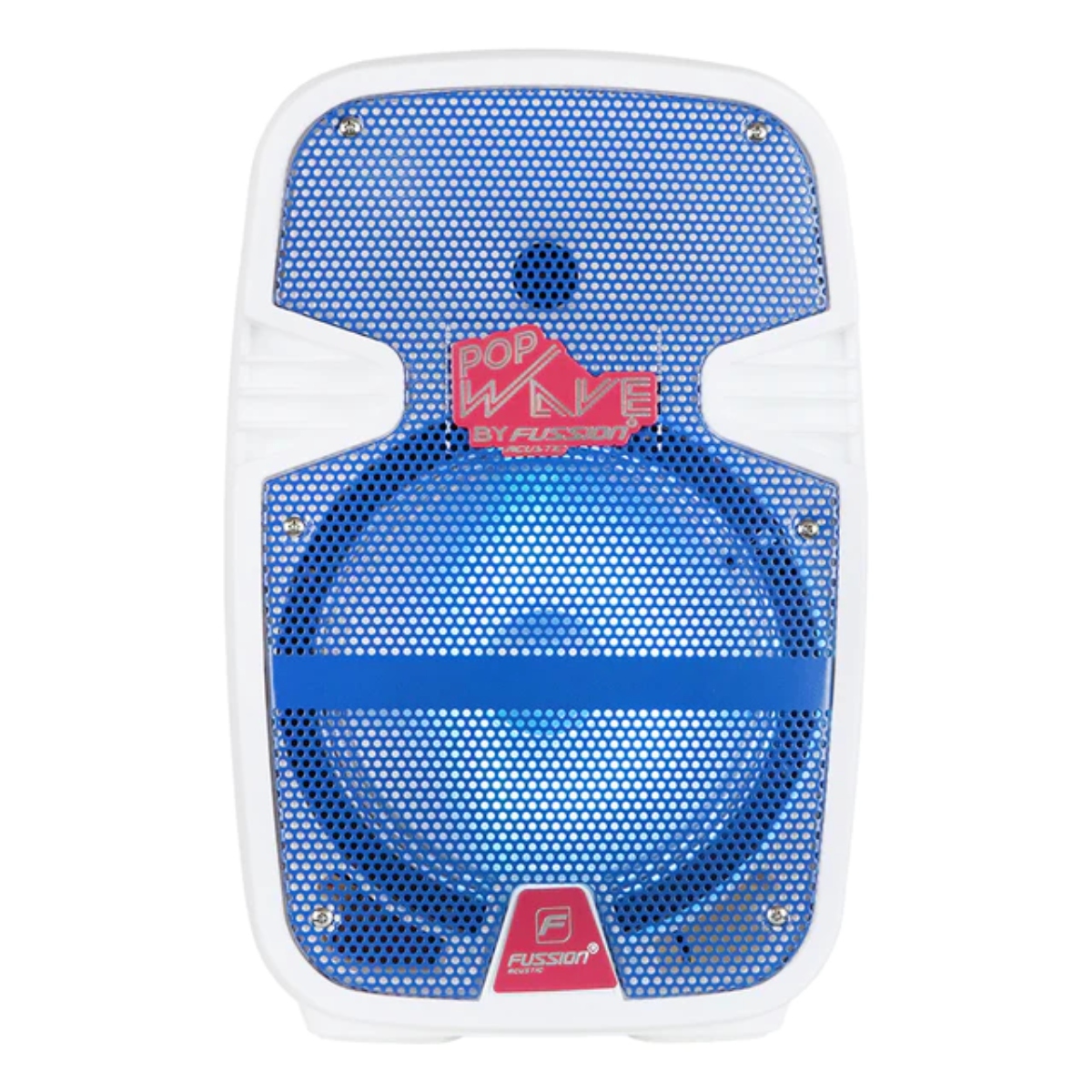 Bafle Amplificado Fussion PBS-9936WH 8" 20W C/Backpack Blanco ENDY5*