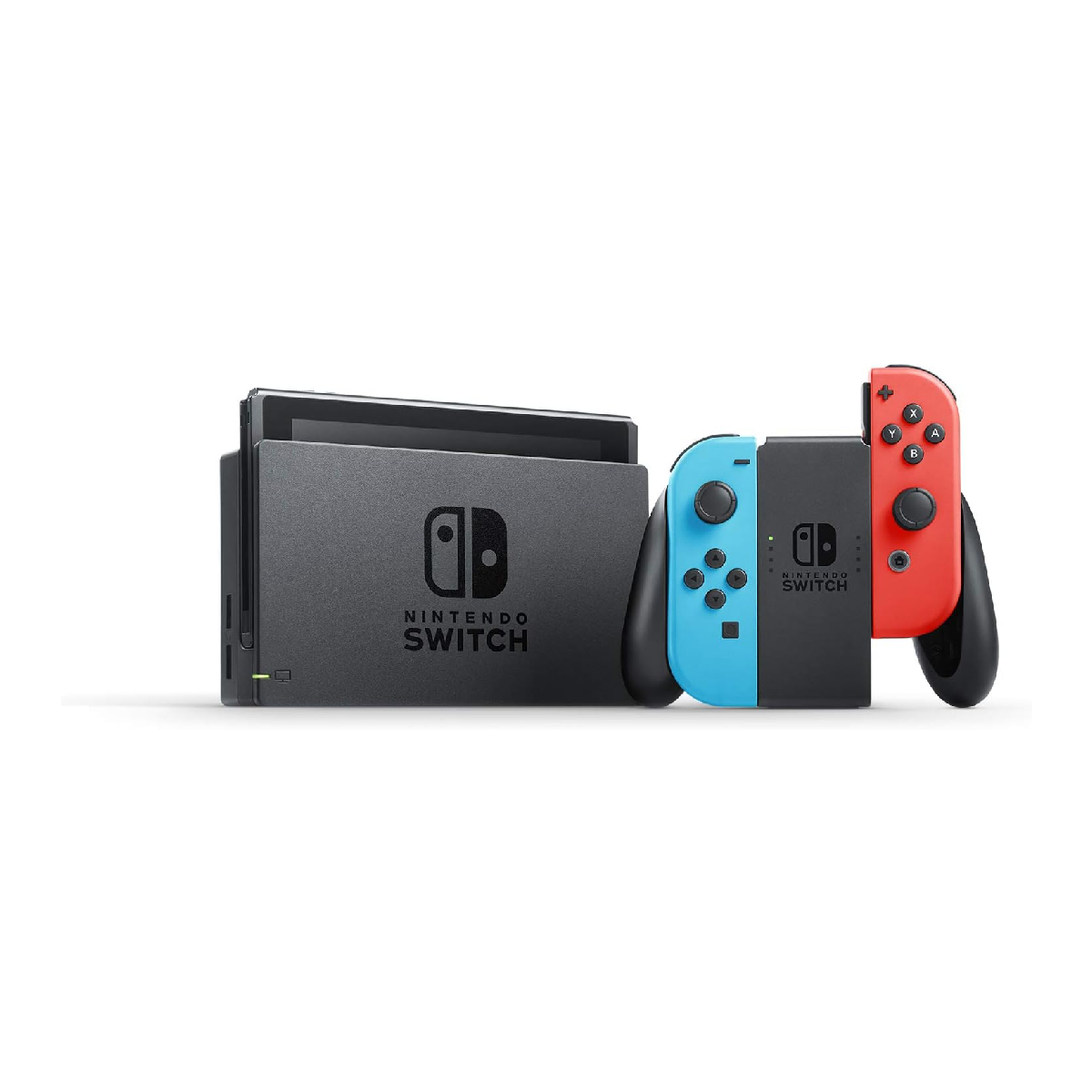 Nintendo Switch Consola Oled Joy-Con Azul Neón y Rojo Neón