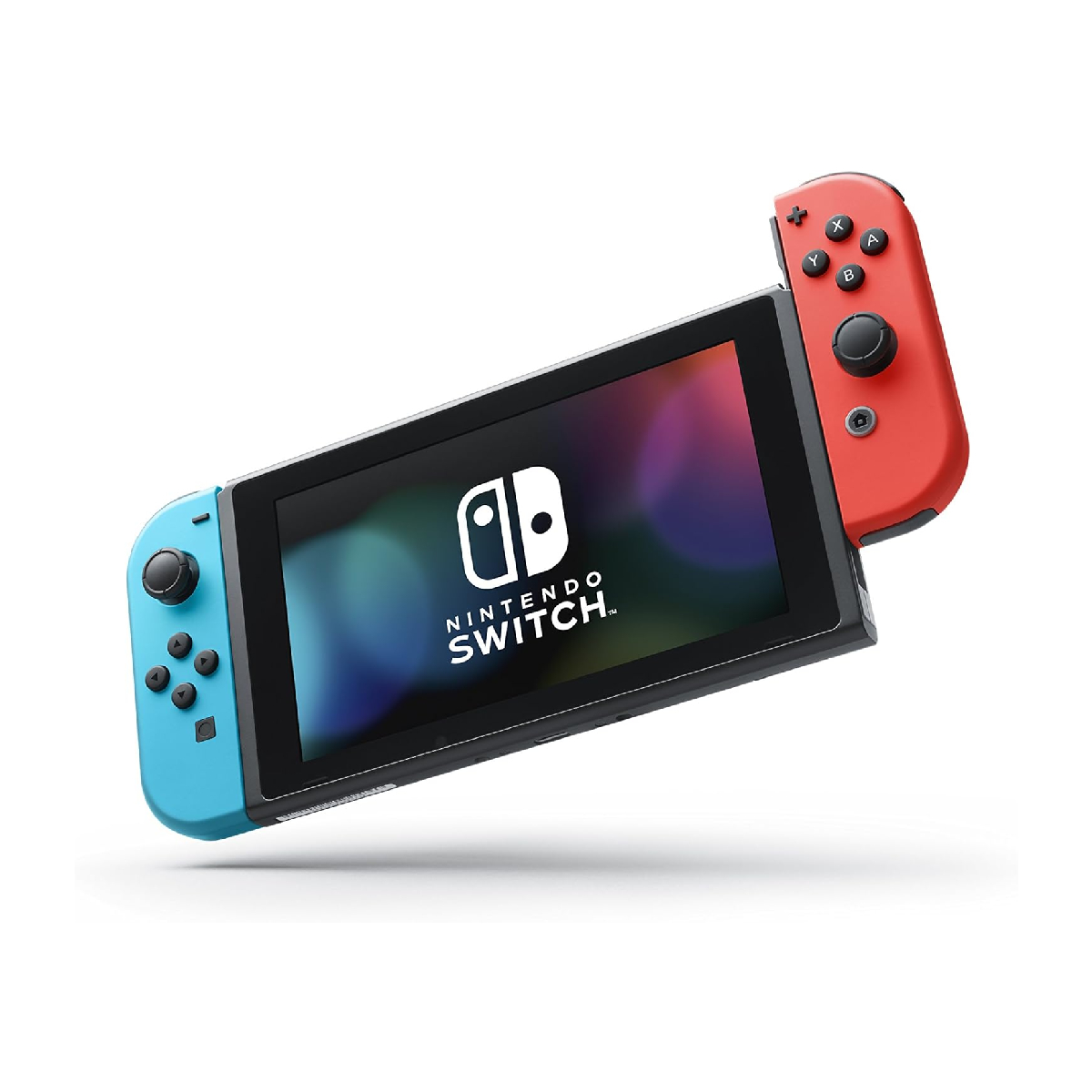 Nintendo Switch Consola Oled Joy-Con Azul Neón y Rojo Neón