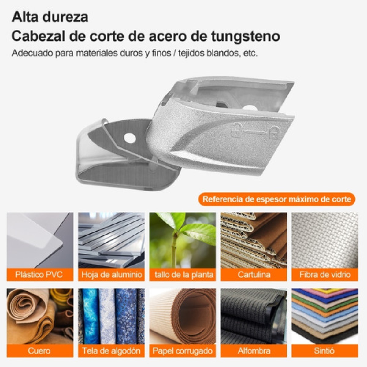 Tijeras Eléctricas Inalámbricas Para Cortar Tela naranja