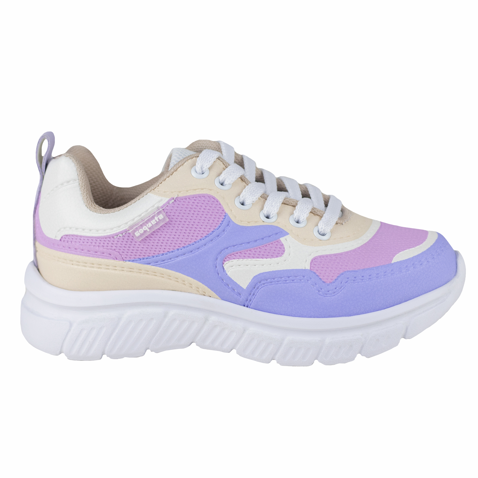 Tenis Niña Urbanos Suela Gruesa Coqueta 132702-u Lila 18-21