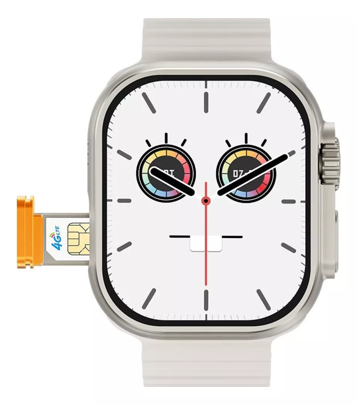 Reloj Smartwatch Fralugio GS Ultra Android 8.1, WiFi, GPS, 8GB ROM GRIS