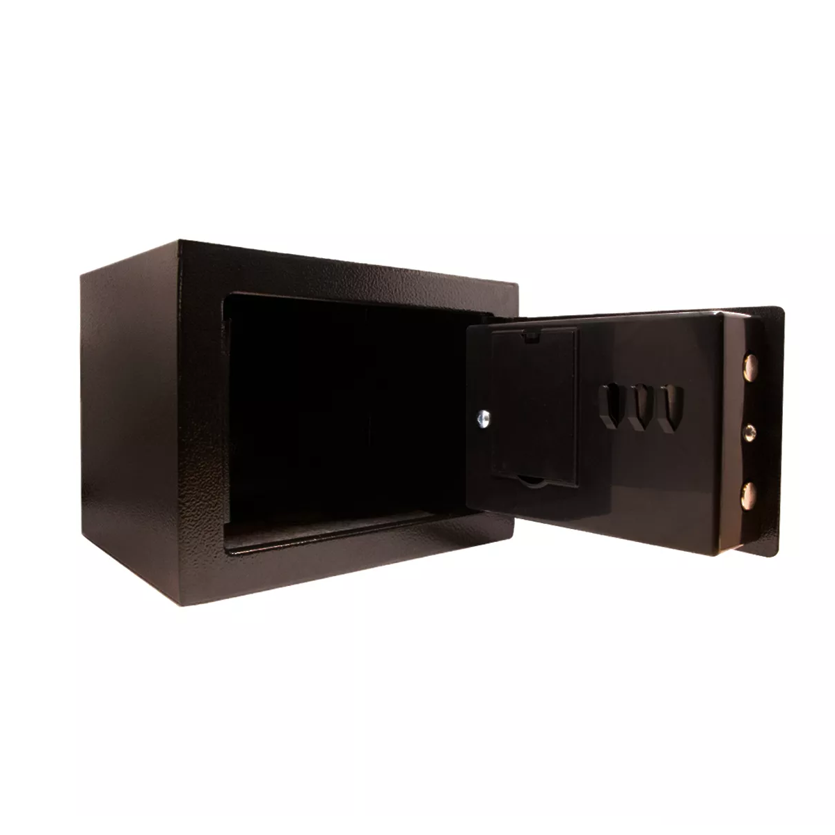 Caja Fuerte Electrónica De Seguridad Codigo Digital Y Llave Color Negro.