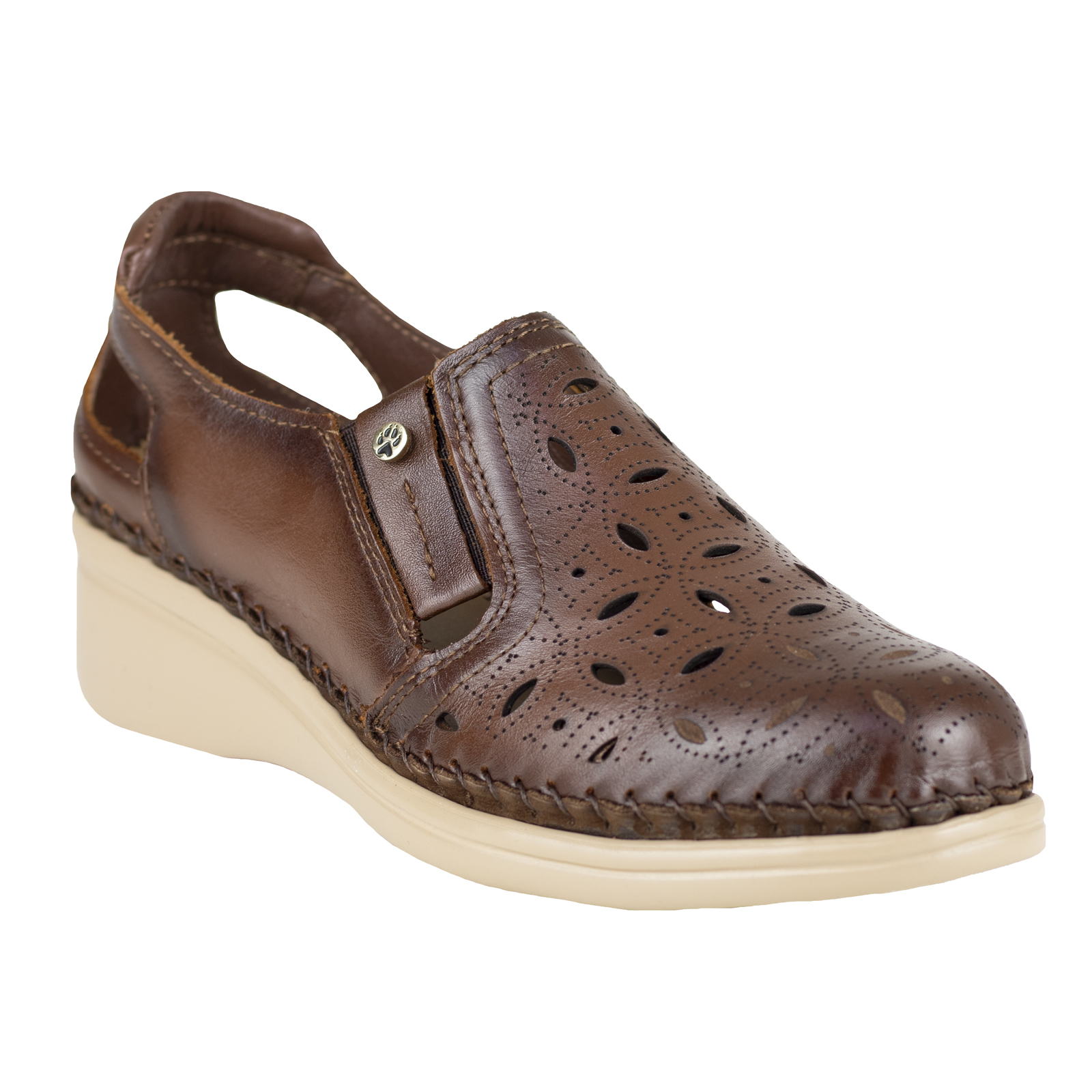 Zapato Alto Para Mujer Clasico Lobo Solo 4724 Caoba Confort.