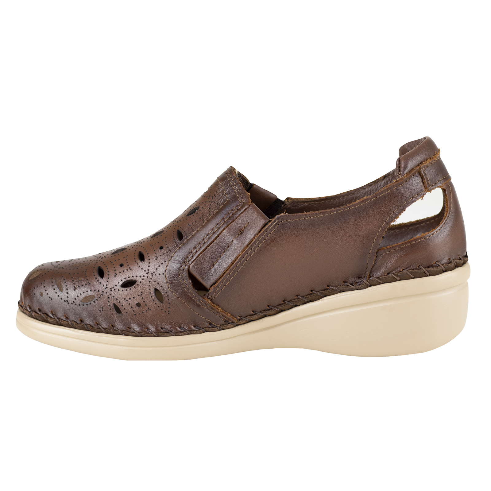 Zapato Alto Para Mujer Clasico Lobo Solo 4724 Caoba Confort.