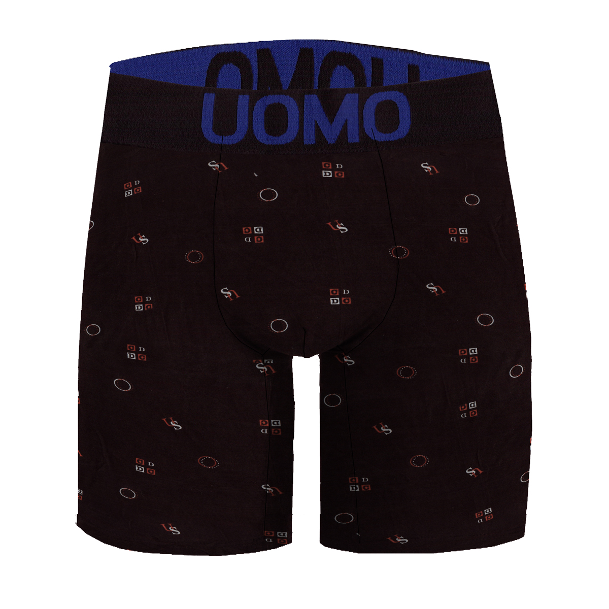 Paquete de 12 Boxers Largo con estampado Para Hombre Tela Suave.