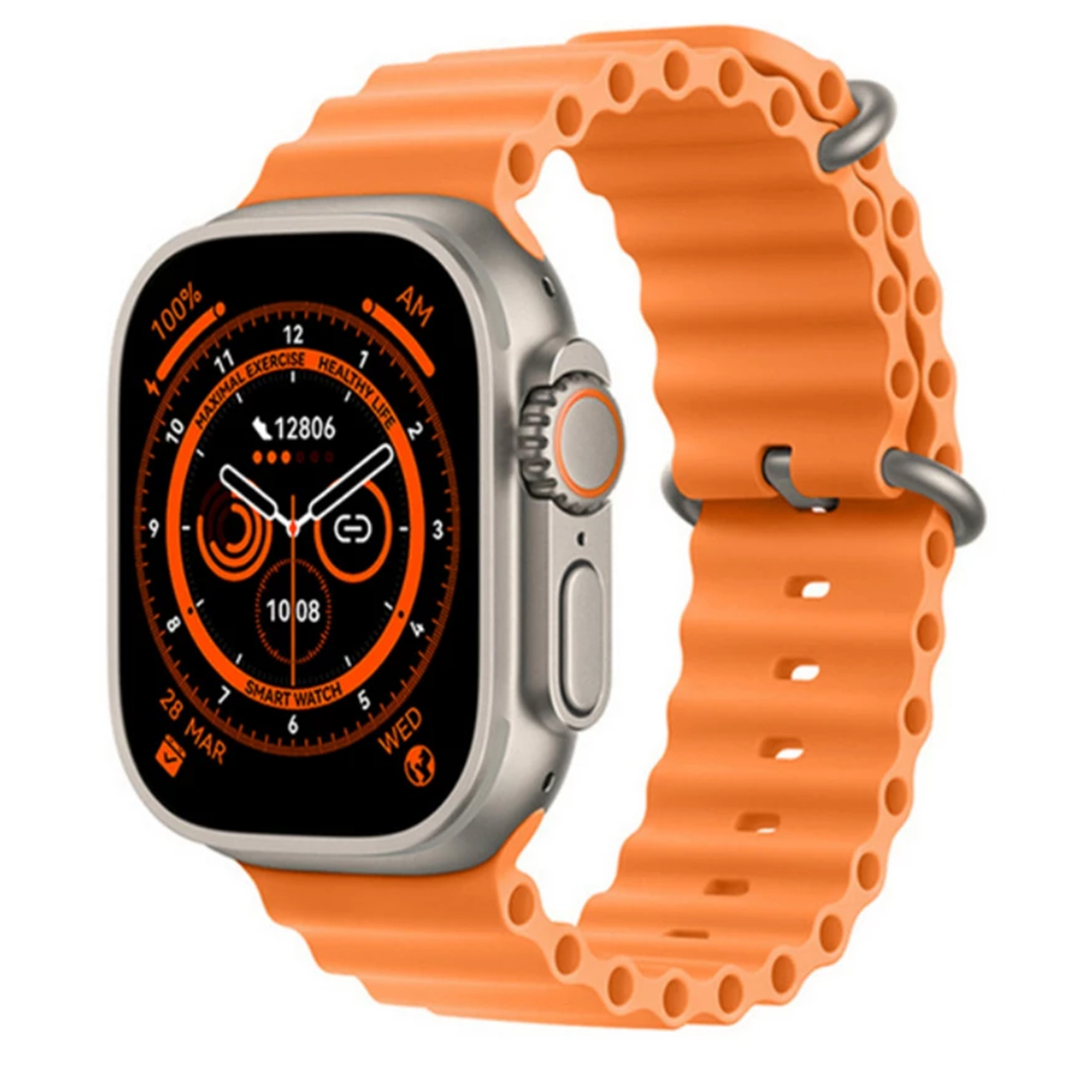 Smart Watch Reloj Inteligente T800 Ultra Fralugio Nfc Ips Hd