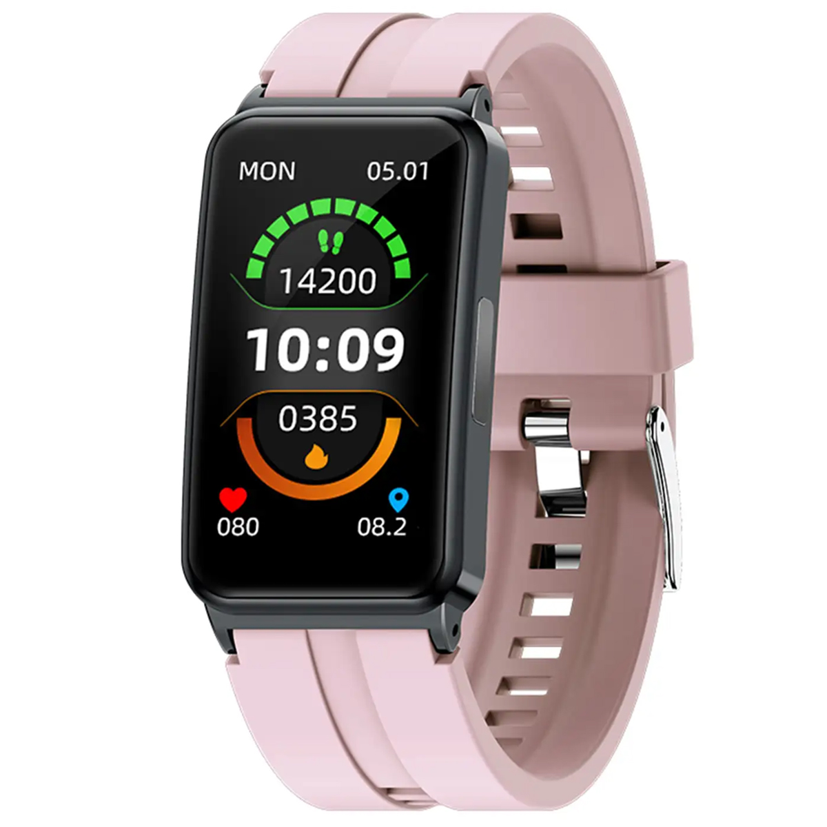 Reloj Inteligente Smartwatch Reloj Ep01 Fralugio Mide Glucosa Ecg Hr Bp Bpo2