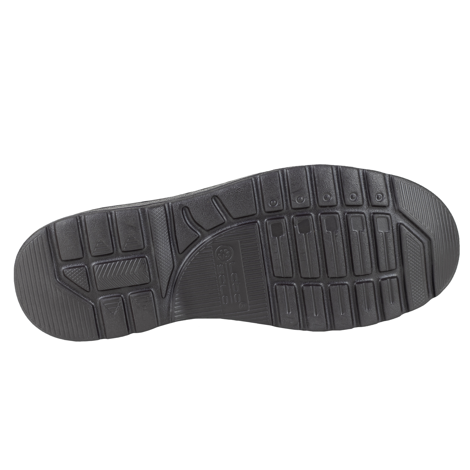 Zapato Derby Hombre Confort Piel Graneada Lobo Solo 9653 Negro.