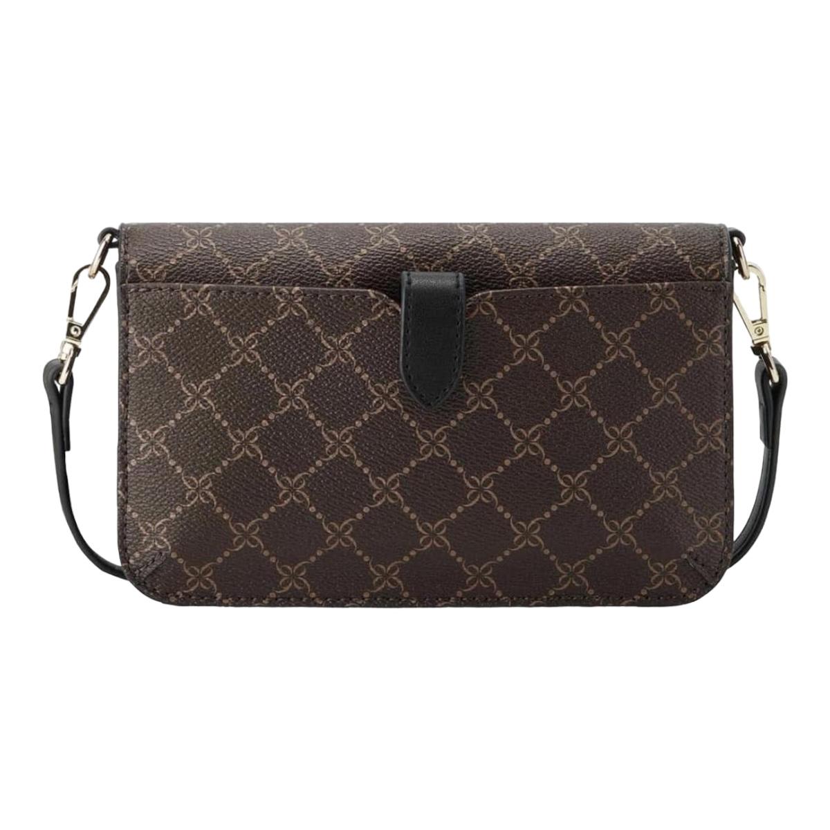 Bolsa Multifuncional Nine West Ngg130379 Mujer Acabado De Los Herrajes Niquel Color Café/negro Color De La Correa De Hombro Marrón Diseño De La Tela Liso.