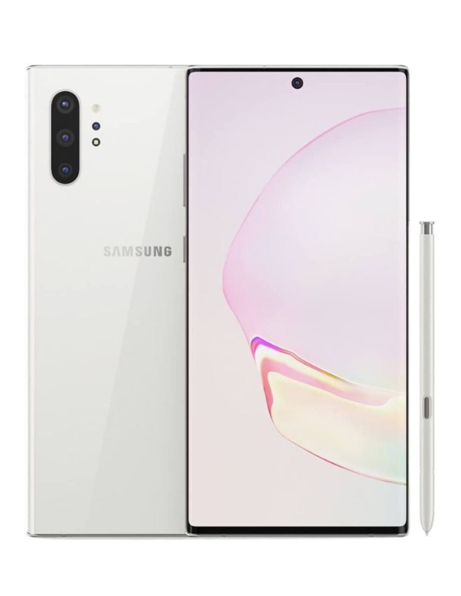 Celular Reacondicionado Grado A Samsung Galaxy Note 10 Plus 256GB 12GB RAM Blanco.