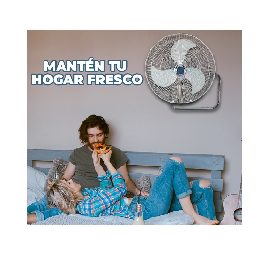 Ventilador 10" de Alta Potencia Para Piso/Mesa o Empotrable en Pared