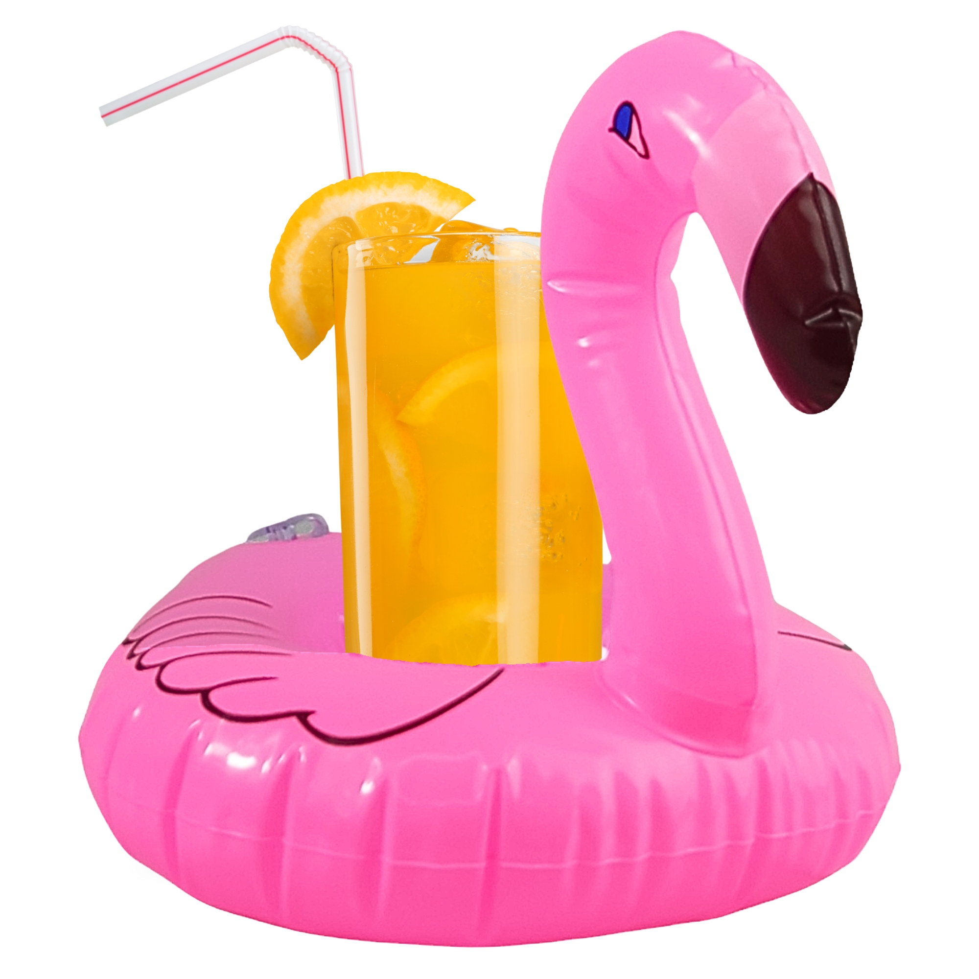 	Portavasos Inflable 12 pzs para Piscina Surtidos Soporte Bebida - Multicolor.