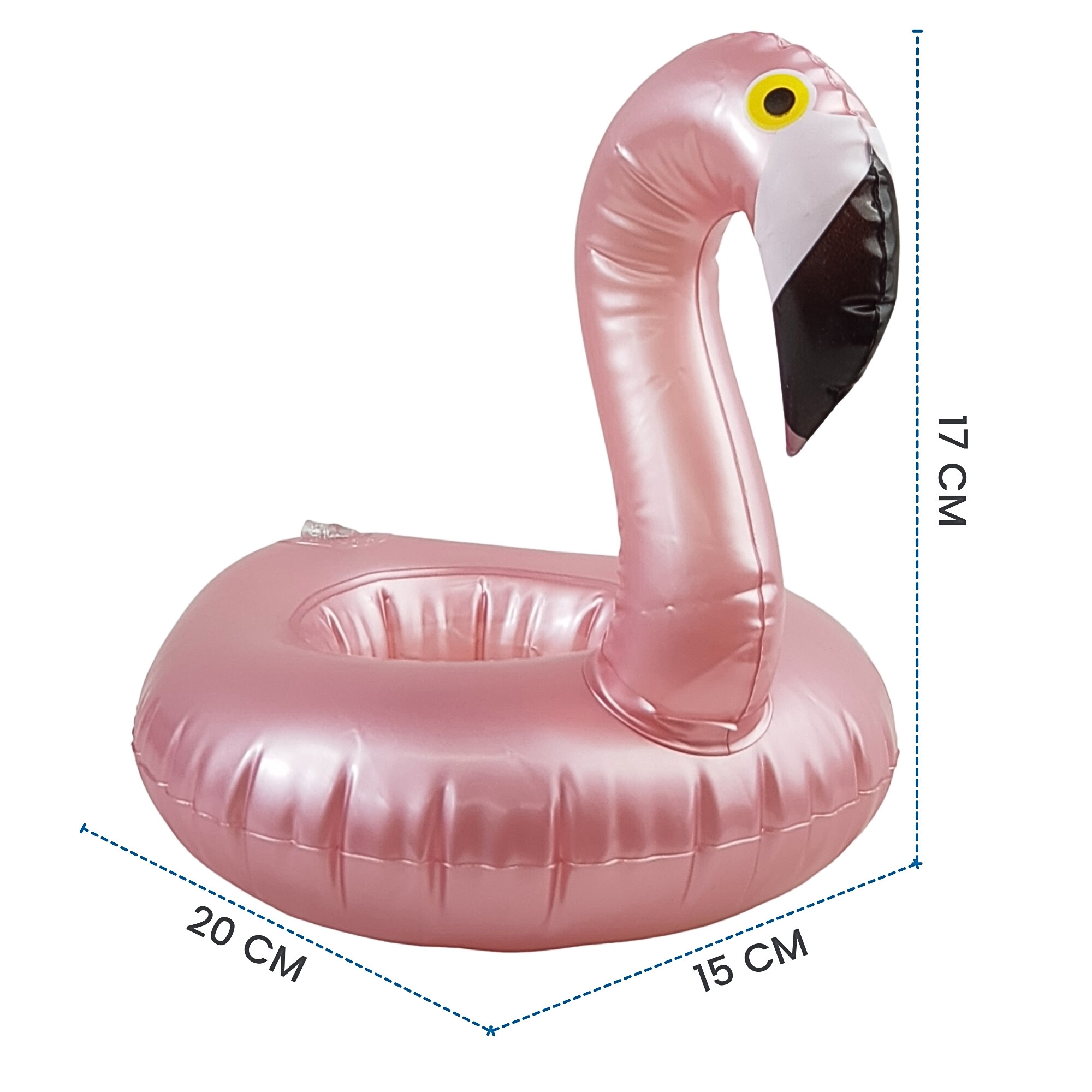 	Portavasos Inflable 12 pzs para Piscina Surtidos Soporte Bebida - Multicolor.