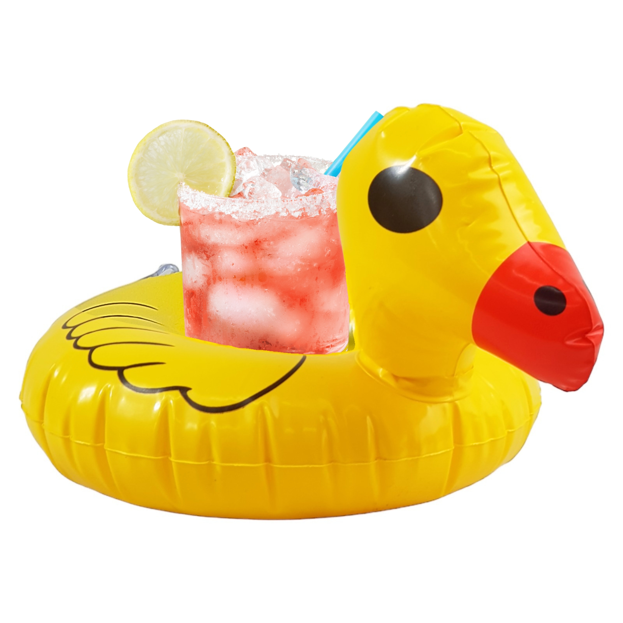 	Portavasos Inflable 12 pzs para Piscina Surtidos Soporte Bebida - Multicolor.