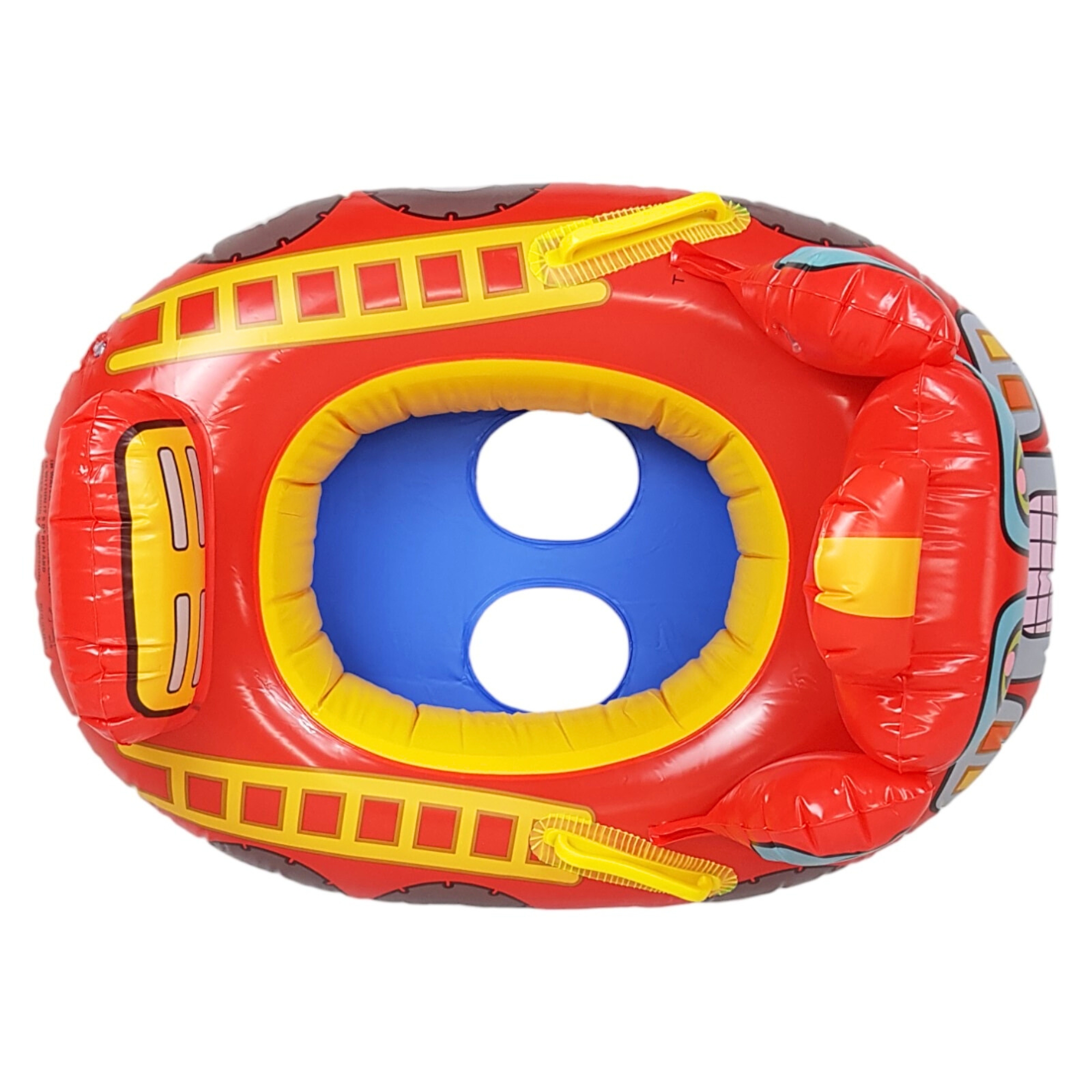 Inflable para Niños Flotador de Alberca Diseño Cochecitos - Rojo.