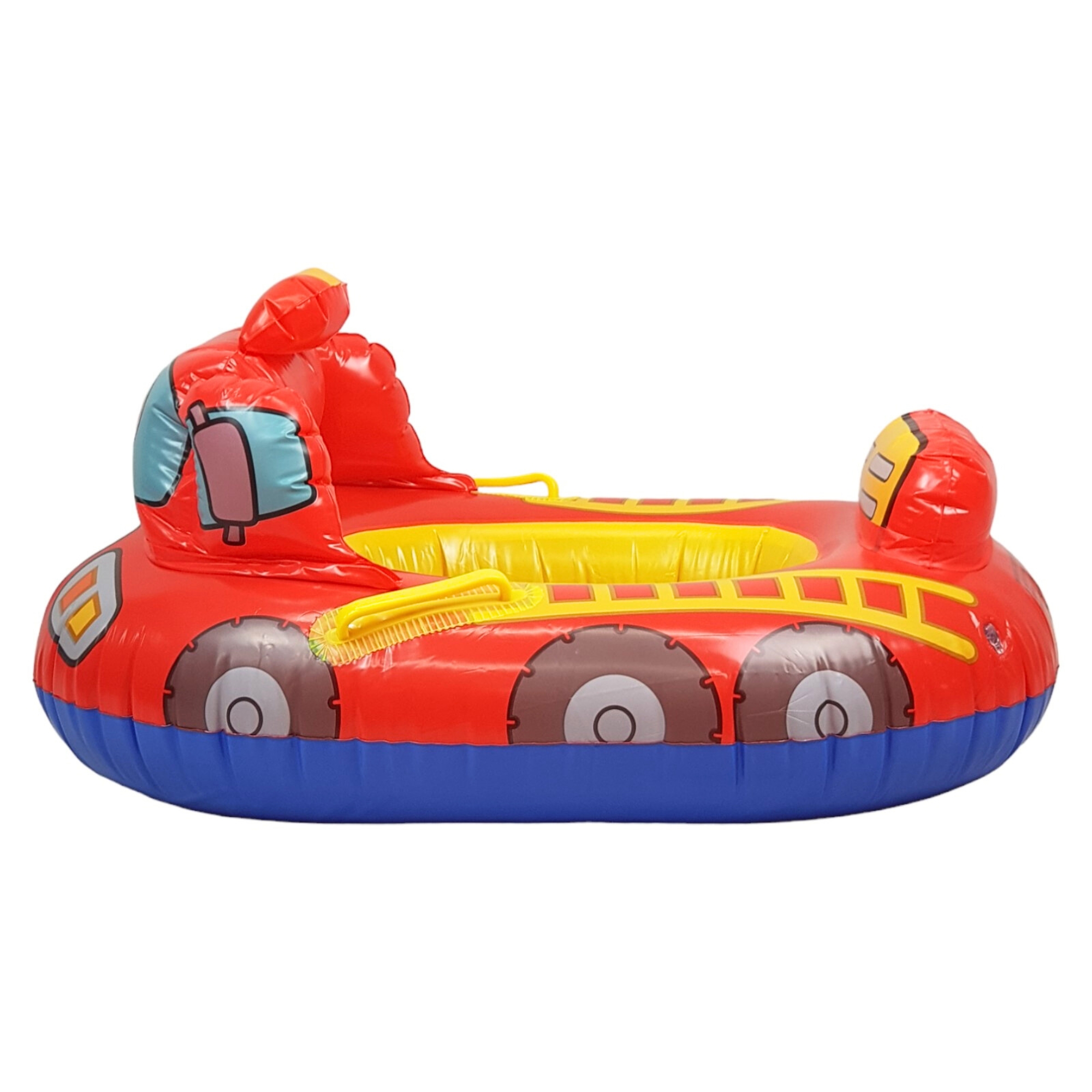 Inflable para Niños Flotador de Alberca Diseño Cochecitos - Rojo.