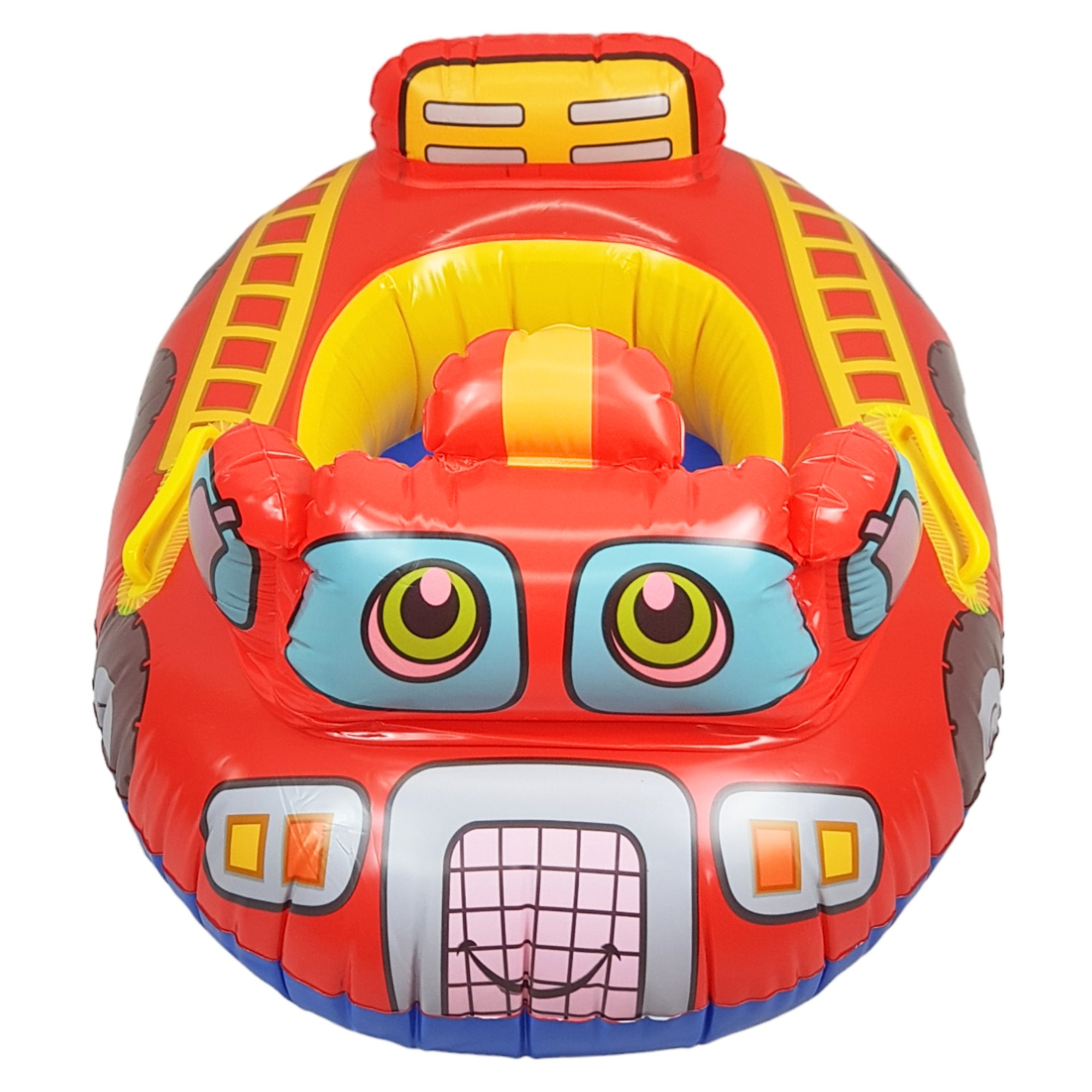 Inflable para Niños Flotador de Alberca Diseño Cochecitos - Rojo.