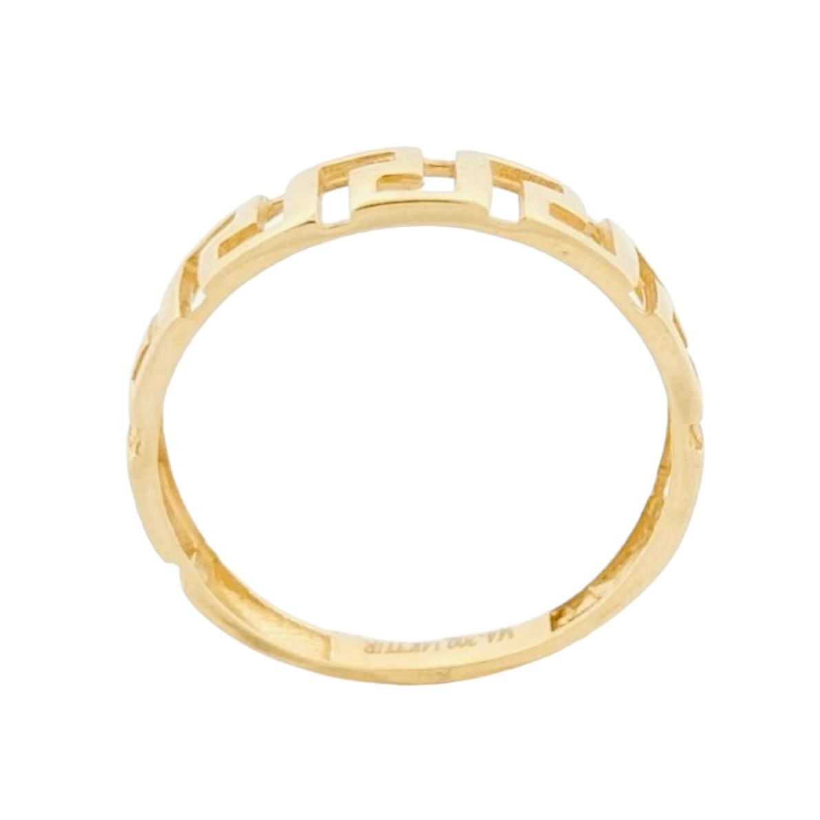 Anillo Grecas Griegas Oro 14 K + Obsequio.