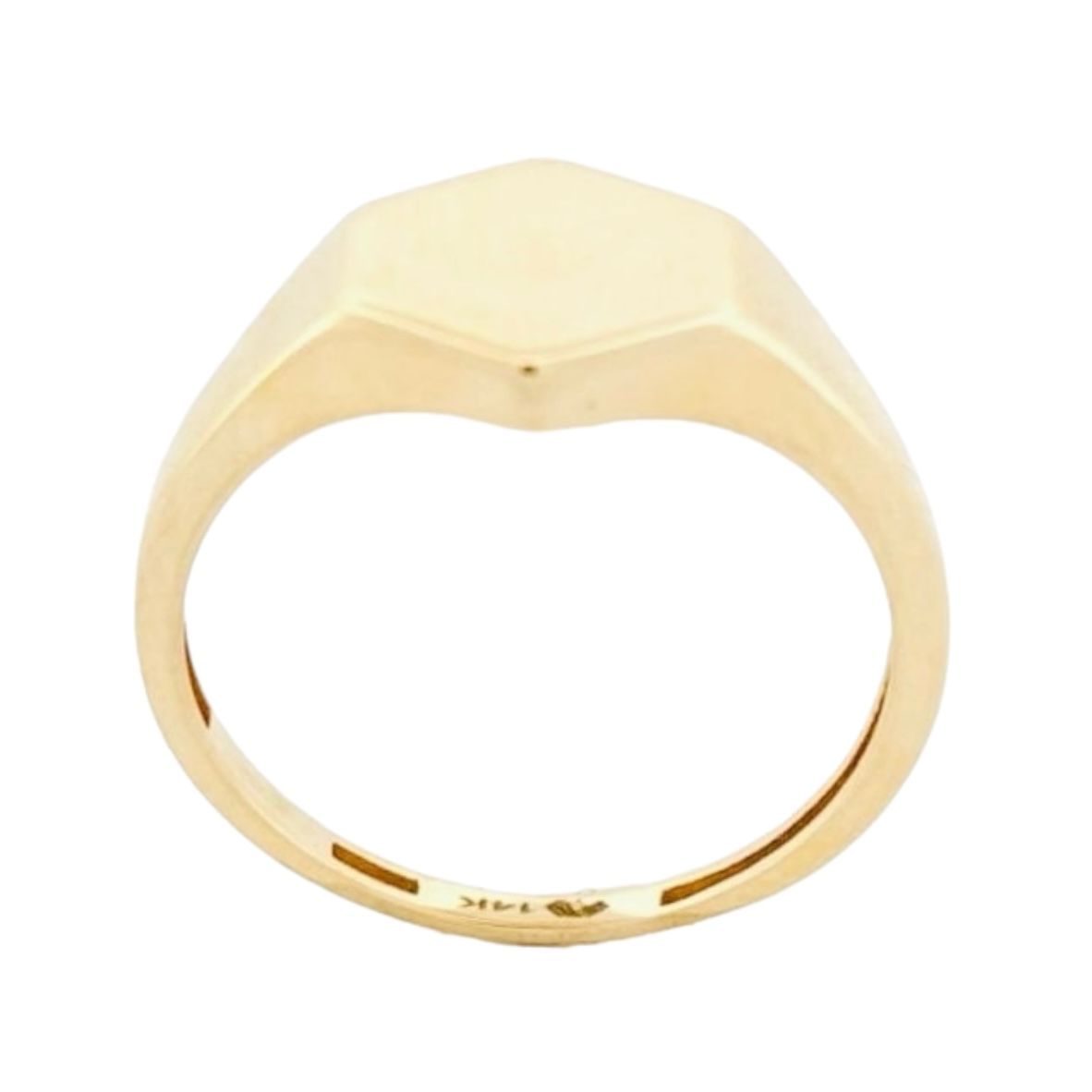 Anillo Sello Rombo Oro 14 K + Obsequio.