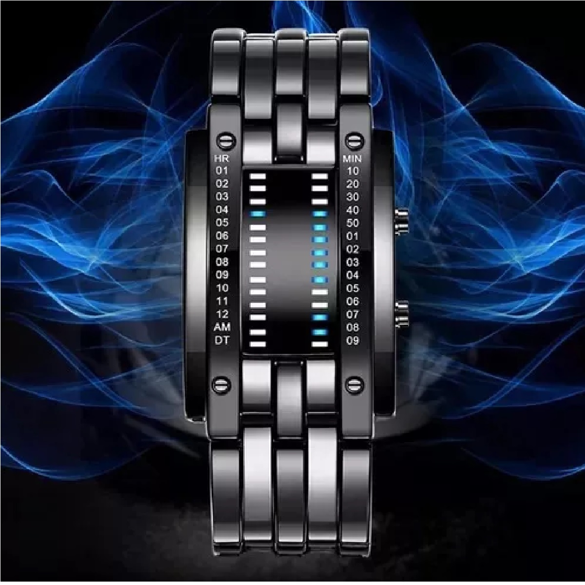 Reloj Led Binario Moda Electrónico .