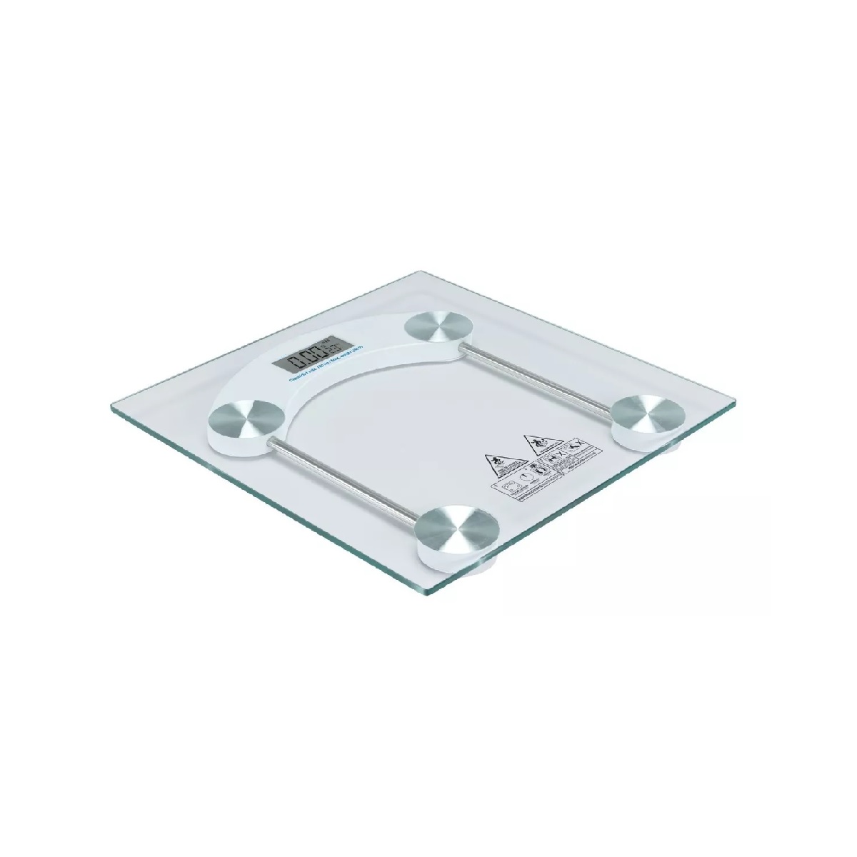 Bascula Corporal Para Baño De 180kg Ultra Delgada Color Transparente.