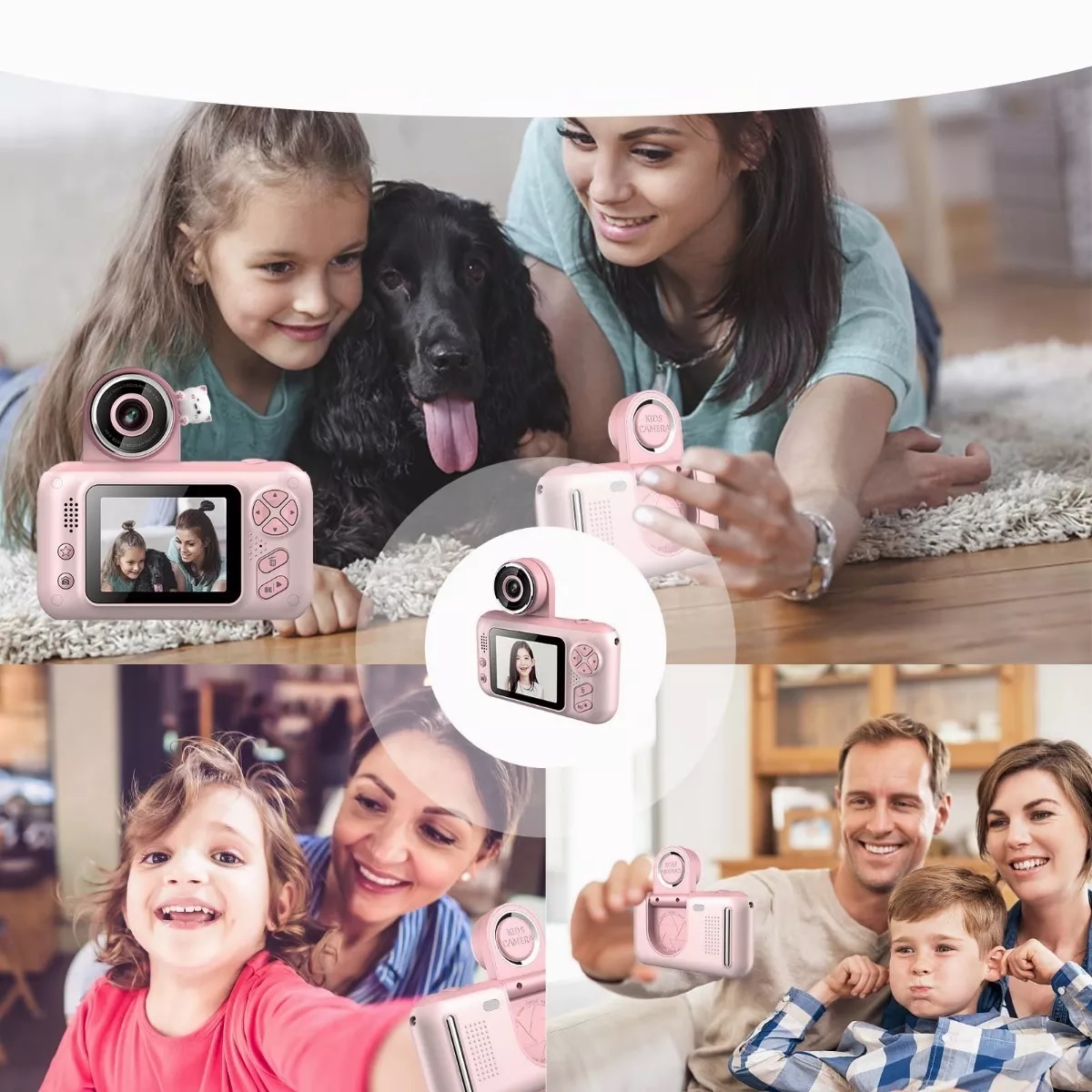 Camara Fotografica Digital Infantil Mini Niños Videos Fotos Rosa.