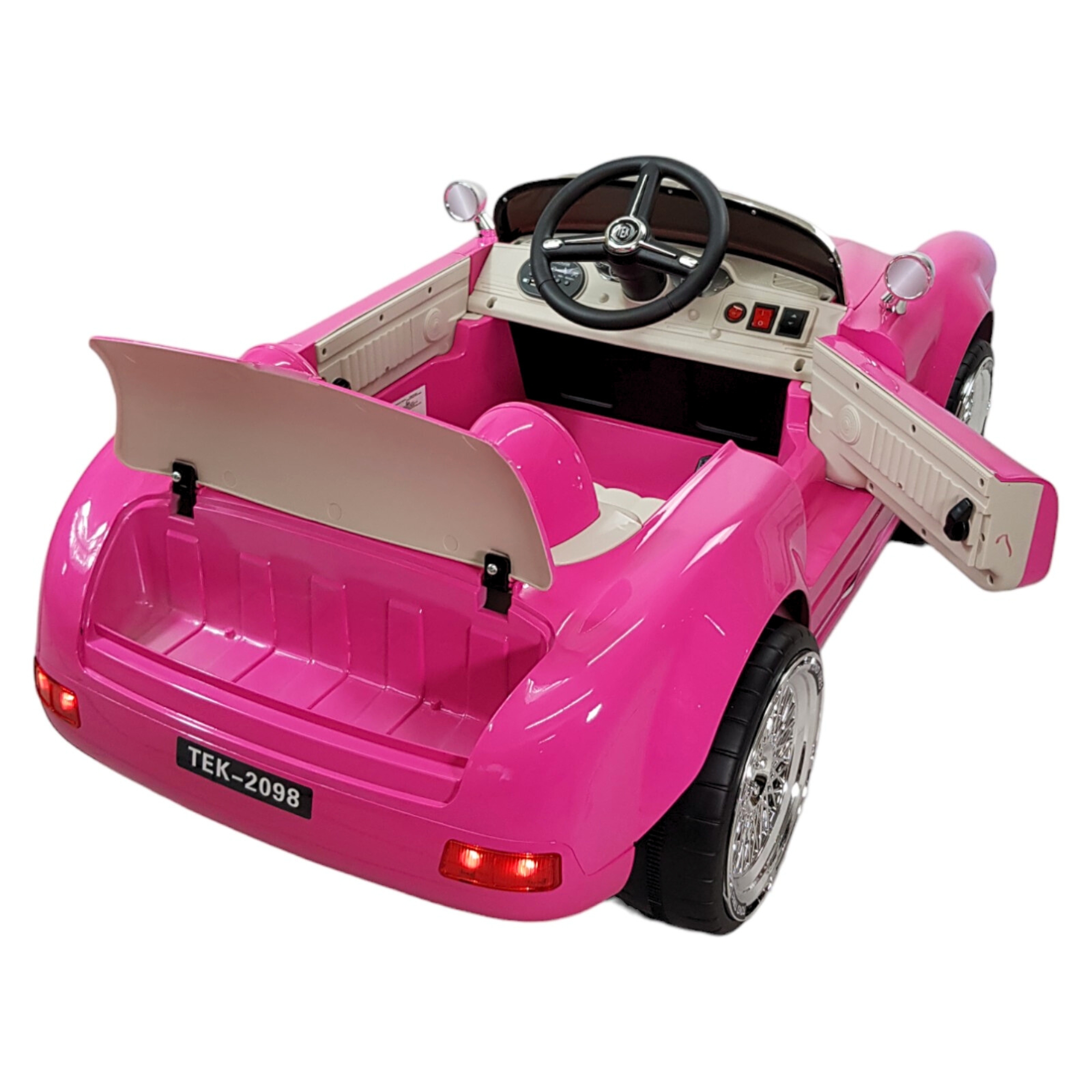 Montable para Niños con Control Remoto,Sonido,luz,12V,Usb - Rosa.