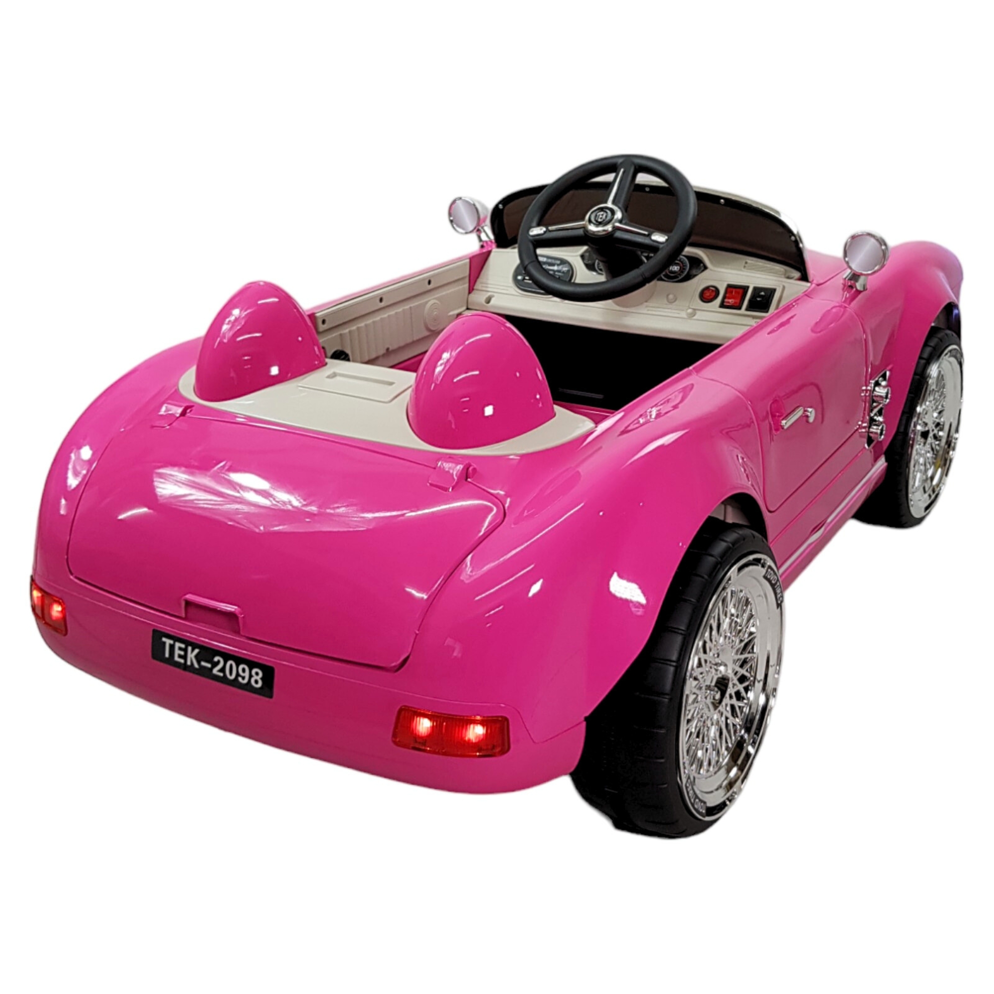 Montable para Niños con Control Remoto,Sonido,luz,12V,Usb - Rosa.