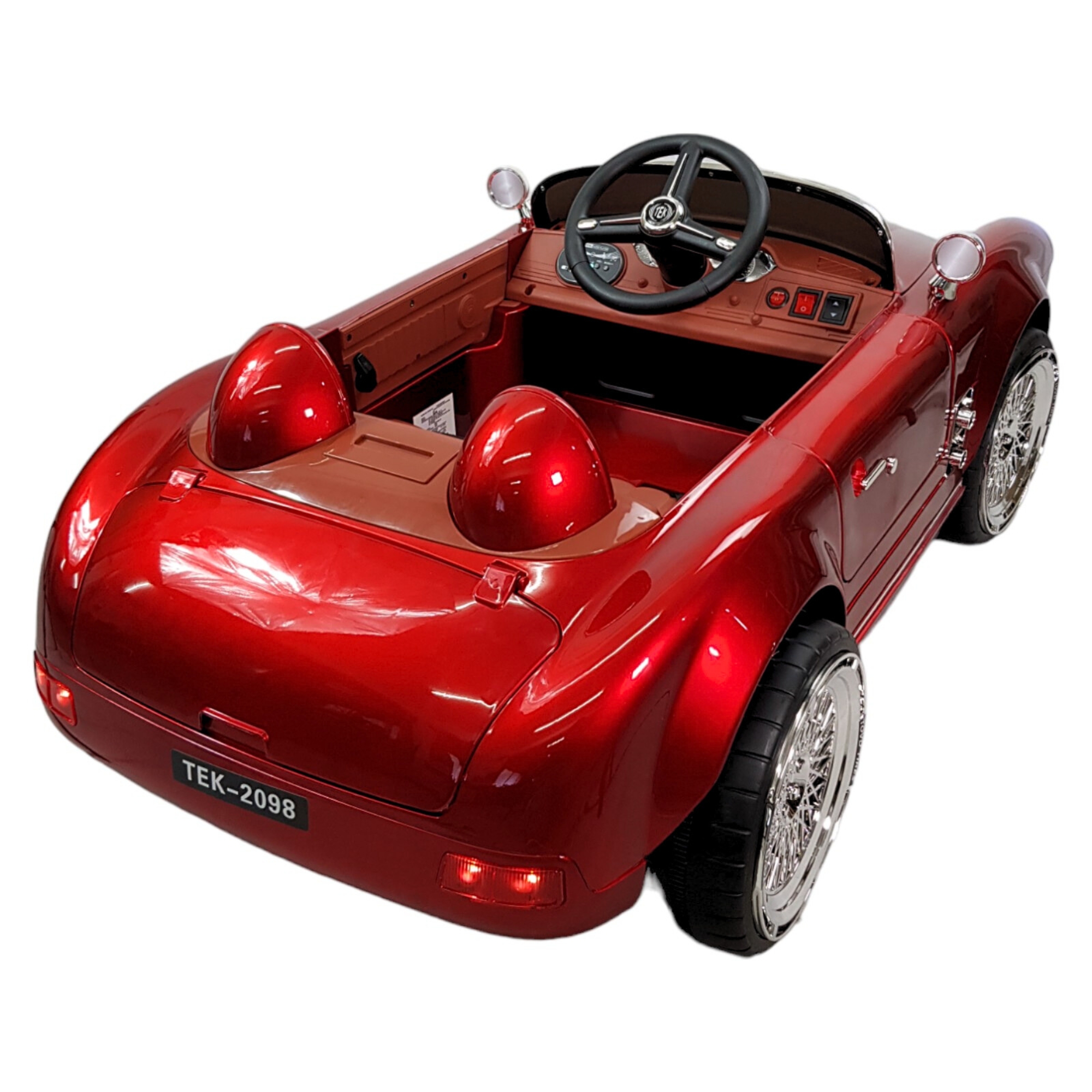 Montable para Niños con Control Remoto,Sonido,luz,12V,Usb - Rojo.