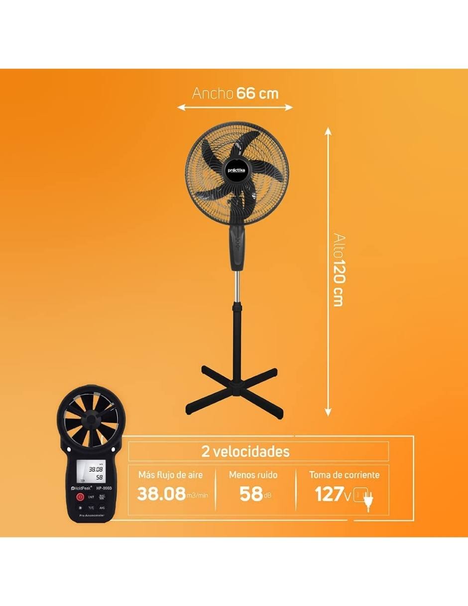 Ventilador de pedestal taurus mod. practika 16.