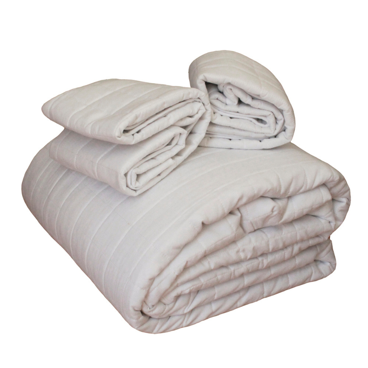 Edredón Ligero Koala Microfibra suave- Dos vistas - Mat/Queen  -Blanco-Beige.