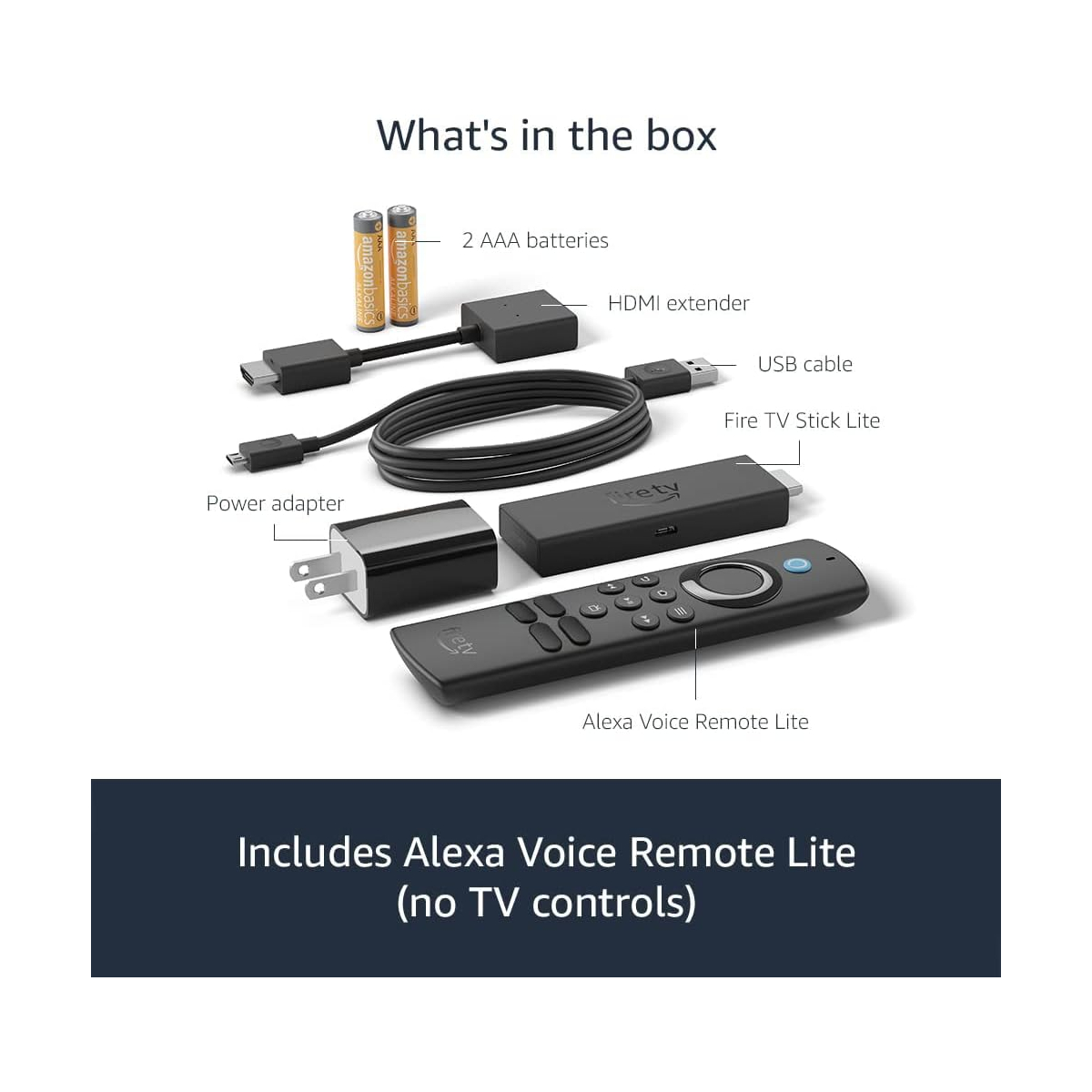 Control Remoto Por Voz Alexa Fire TV Stick Lite.