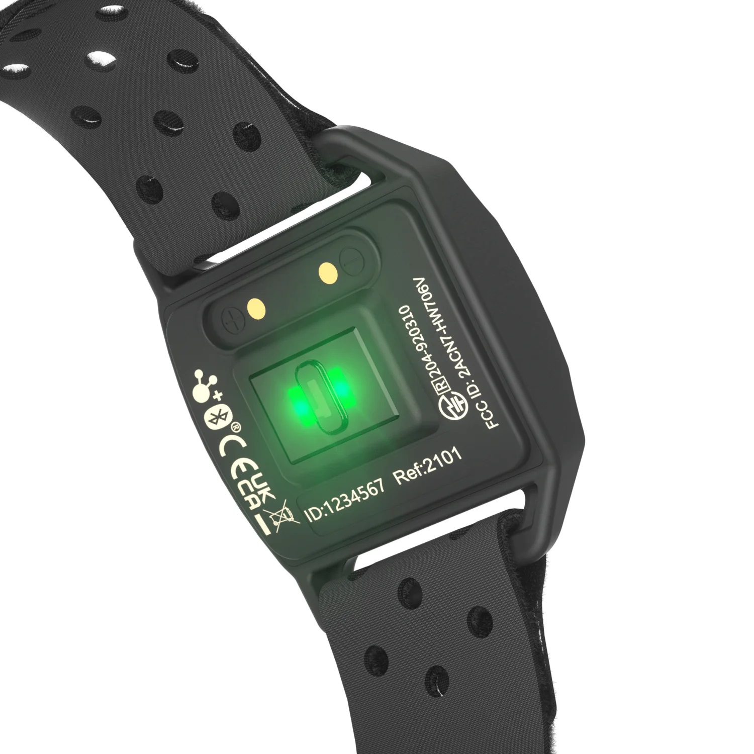 Sensor Hw706 Cardiaco Brazo Coospo