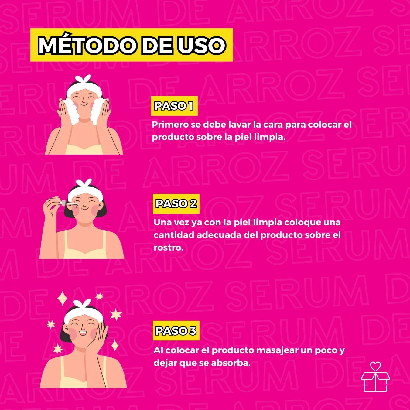 Serum Arroz Ácido Hialurónico Reduce Poros .