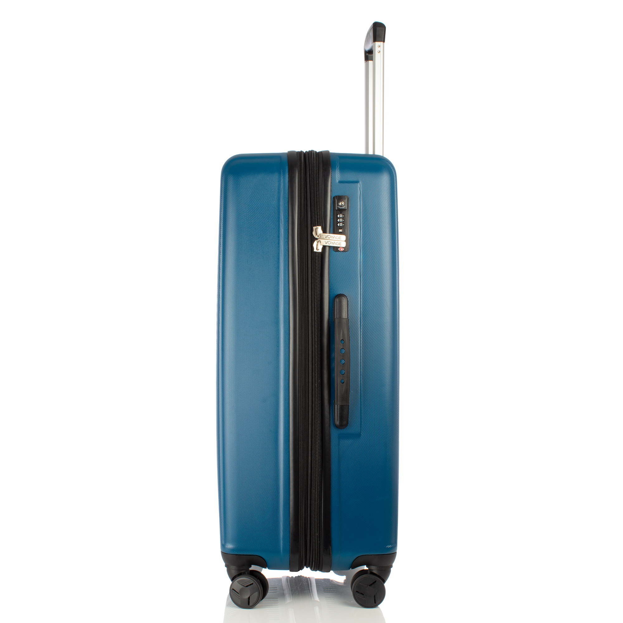 Maleta De Viaje Rígida Original  Voyage Azul De 30 Pulgadas .